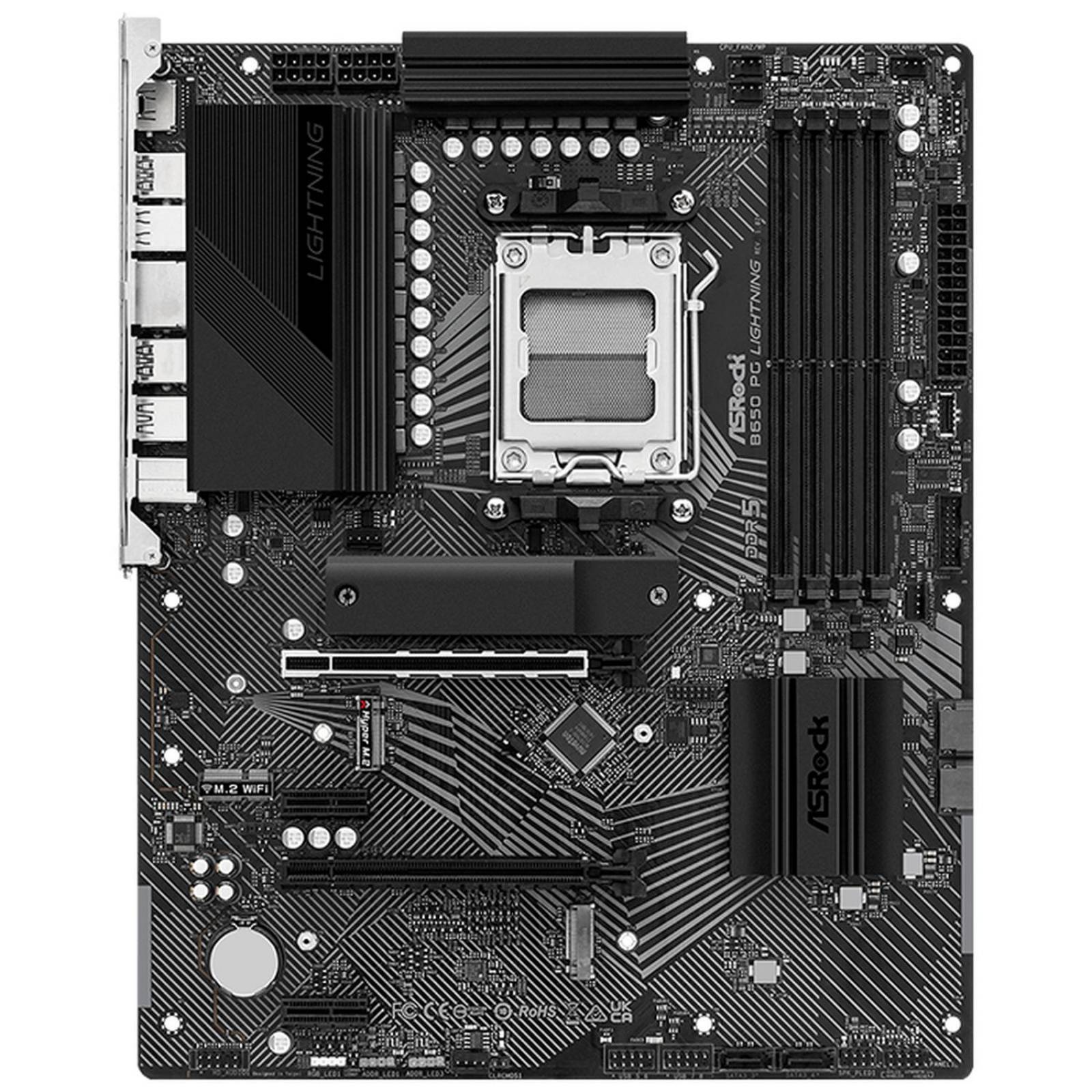 Tarjeta Madre ASROCK B650 PG LIGHTNING AMD AM5 DDR5 ATX