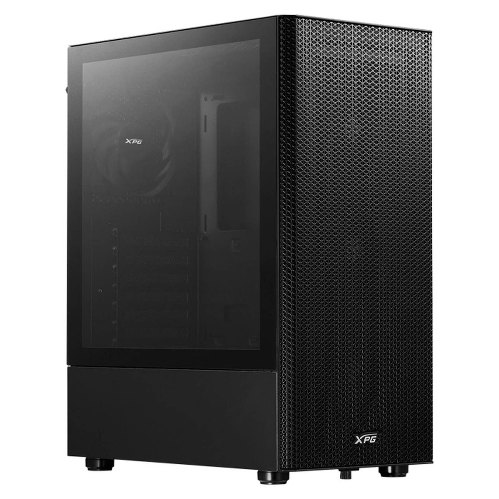 Gabinete Gamer XPG VALOR MESH ATX Media Torre 4 FAN Cristal Templado Negro VALORMESHMT-BKCWW 