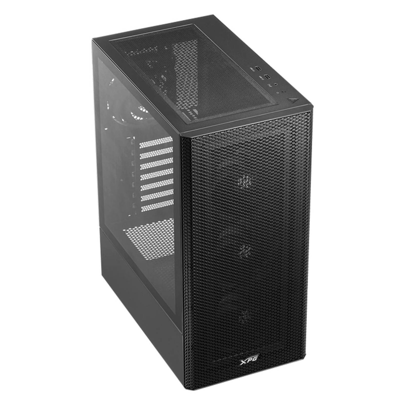 Gabinete Gamer XPG VALOR MESH ATX Media Torre 4 FAN Cristal Templado Negro VALORMESHMT-BKCWW 