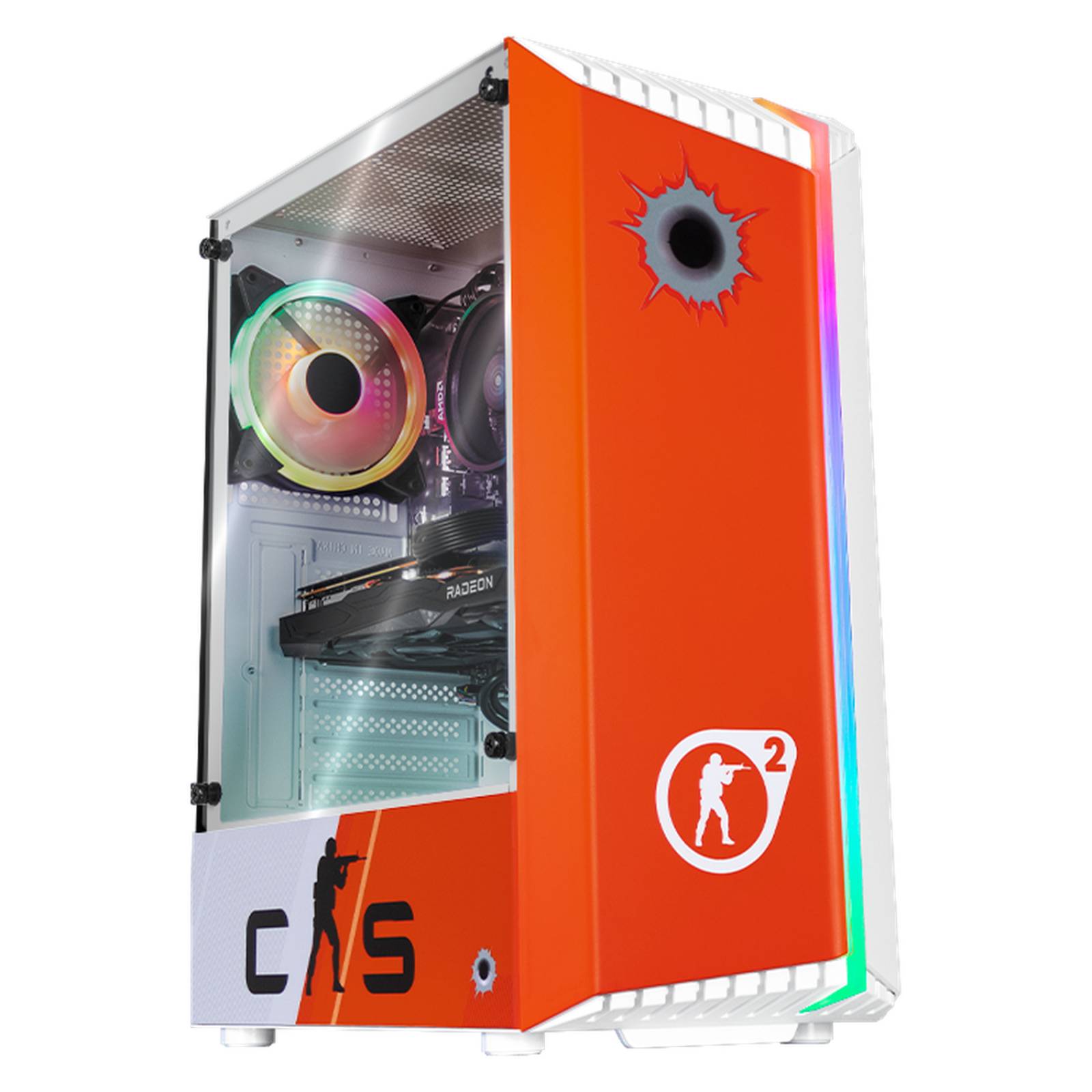 Xtreme PC Gaming AMD Radeon RX 6600 Ryzen 5 5600G 16GB SSD 1TB WIFI Counter Strike 