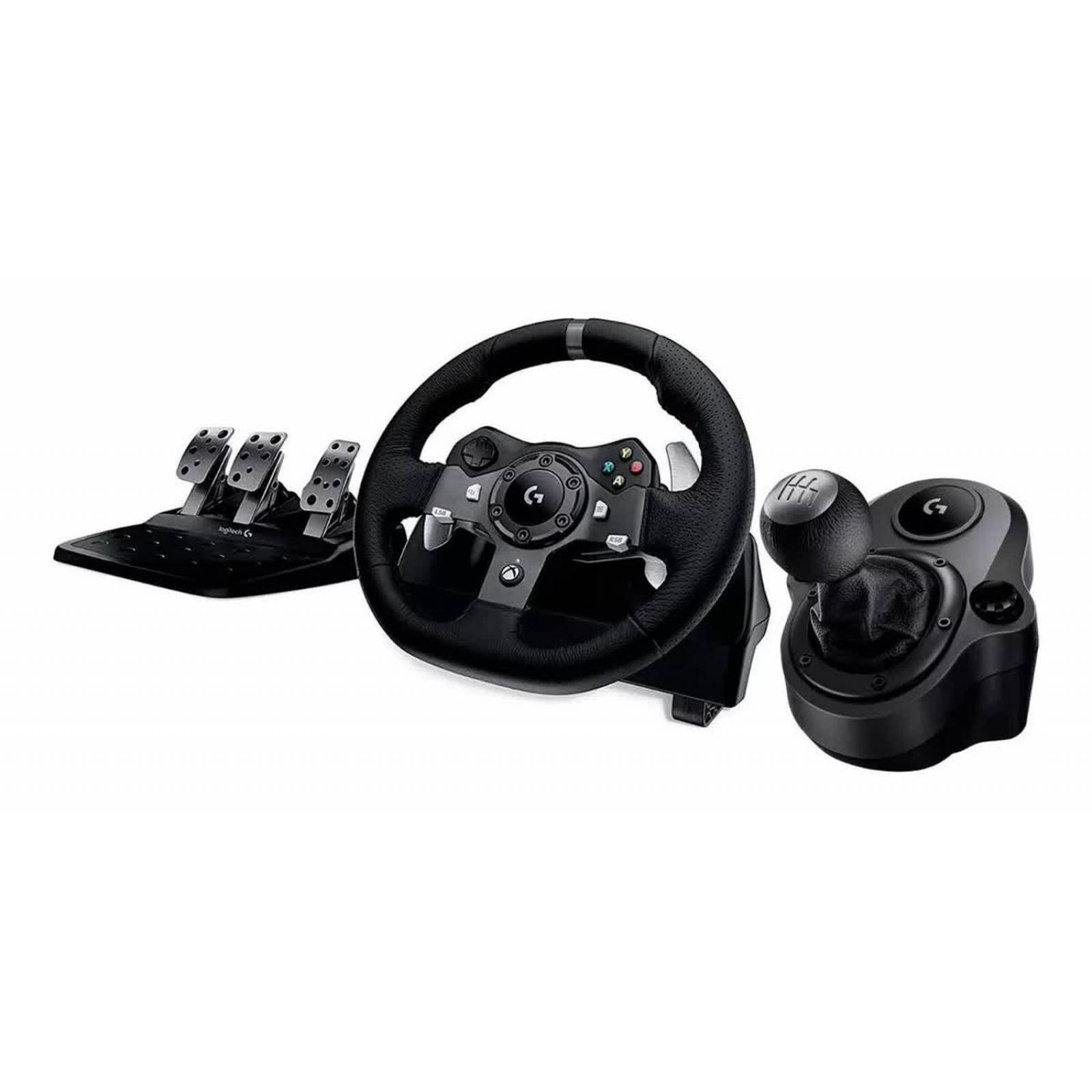 KIT Volante LOGITECH G920 Palanca Pedales Xbox Series X|S Xbox One PC PS5 G920SH-027 