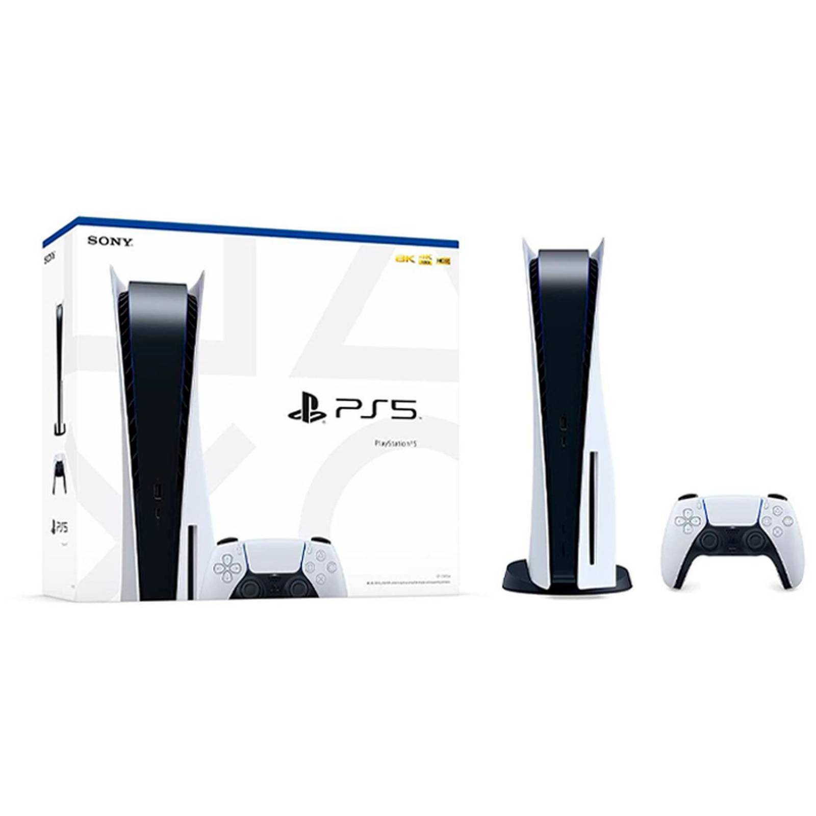 Consola PS5 PlayStation 5 825GB DVD 4K 120 FPS Standard Edition 3006634 