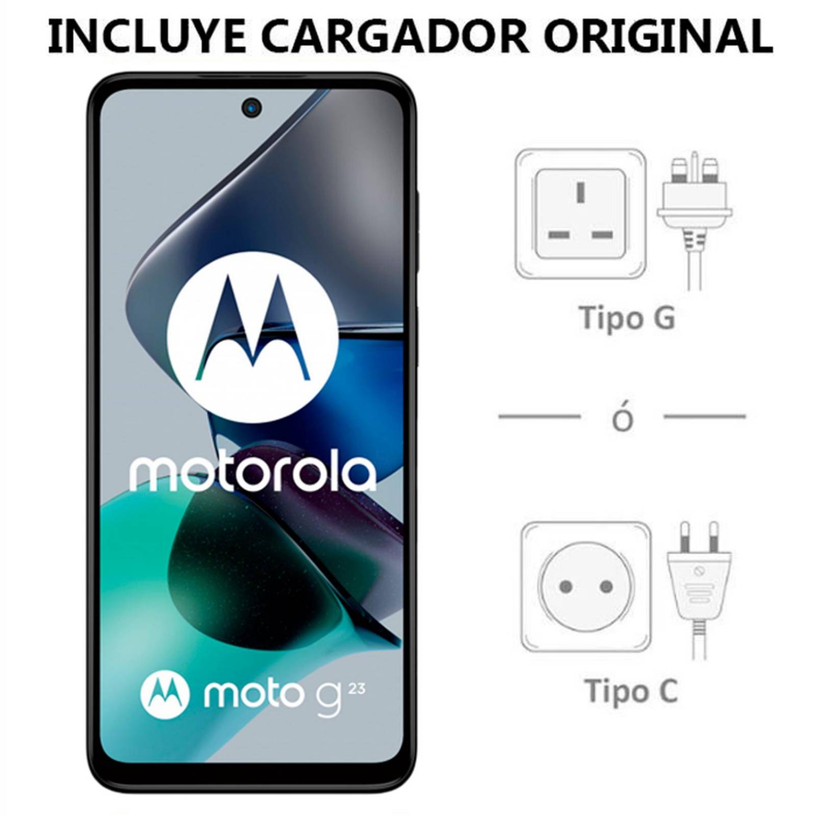 Celular MOTOROLA Moto G23 8GB 128GB 6.5" HD+ 90 Hz 50 MP Negro Internacional 