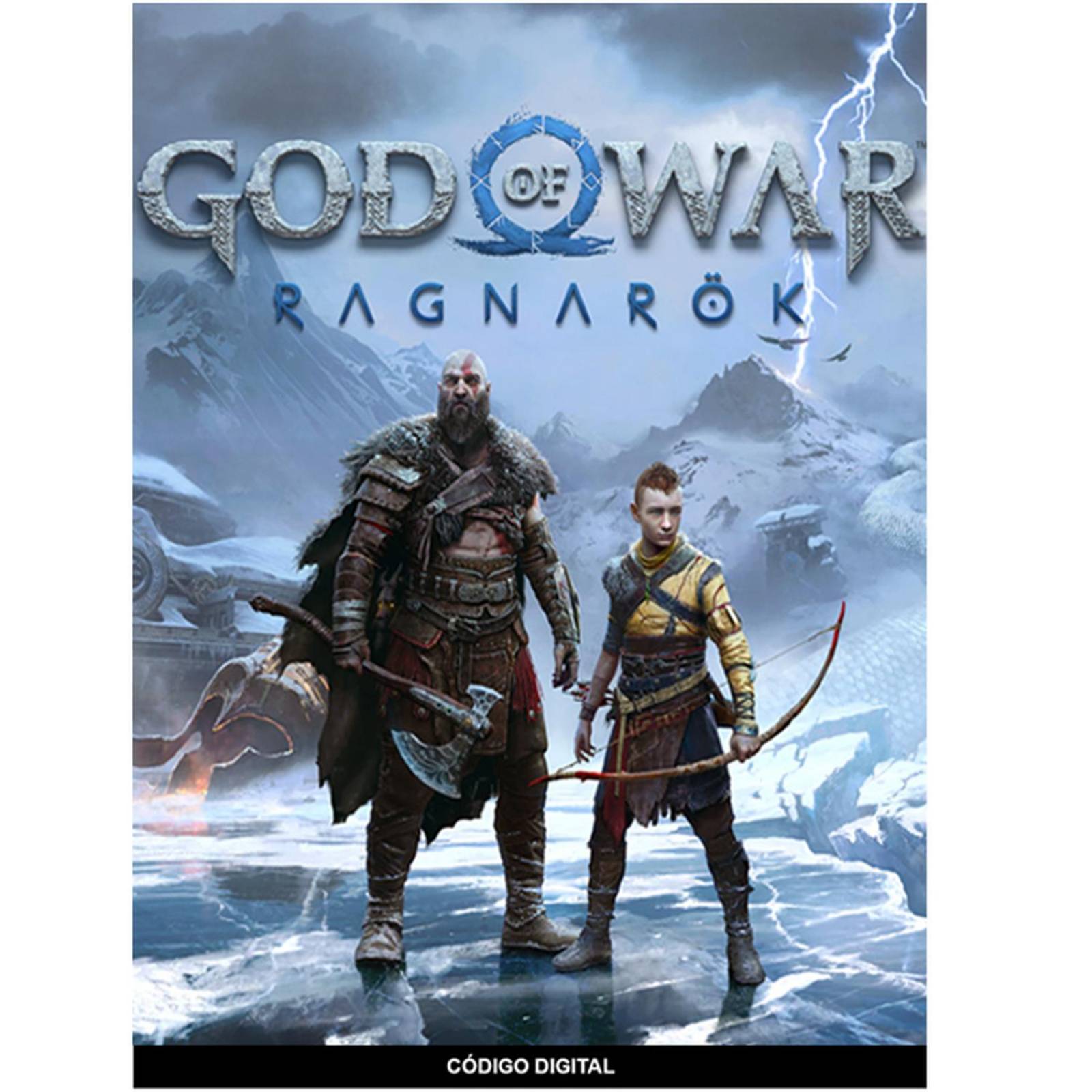 Consola PS5 PlayStation 5 825GB DVD 4K 120 FPS + God of War Ragnarok Digital 
