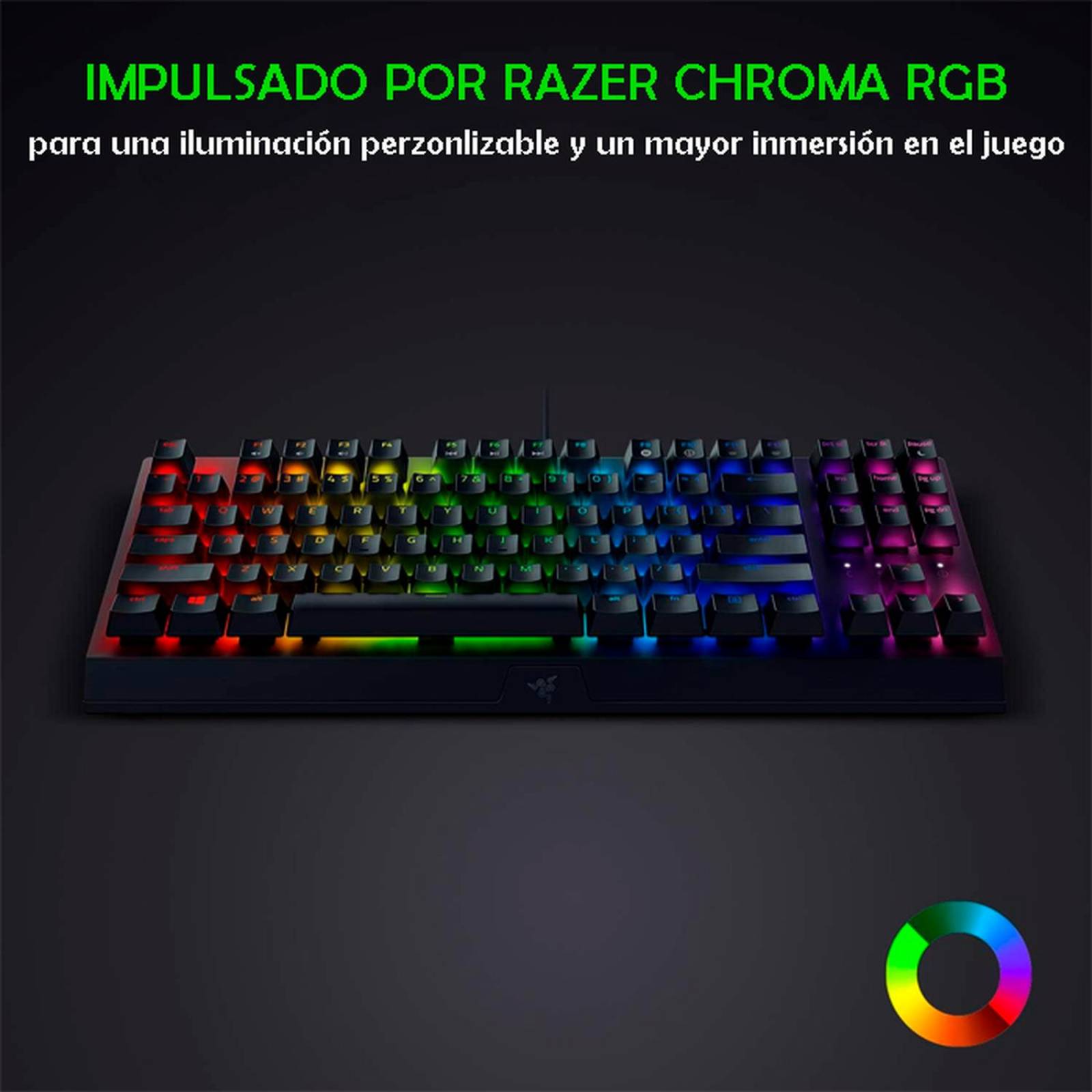 Teclado Gamer RAZER BlackWidow V3 RGB Switch Mecanico USB RZ03-03492300-R311 