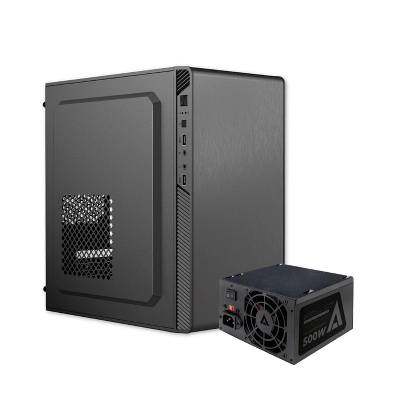 Gabinete ACTECK PERFORMANCE II GI215 Micro ATX Mini Torre Fuente 500W Metal Negro AC-935777