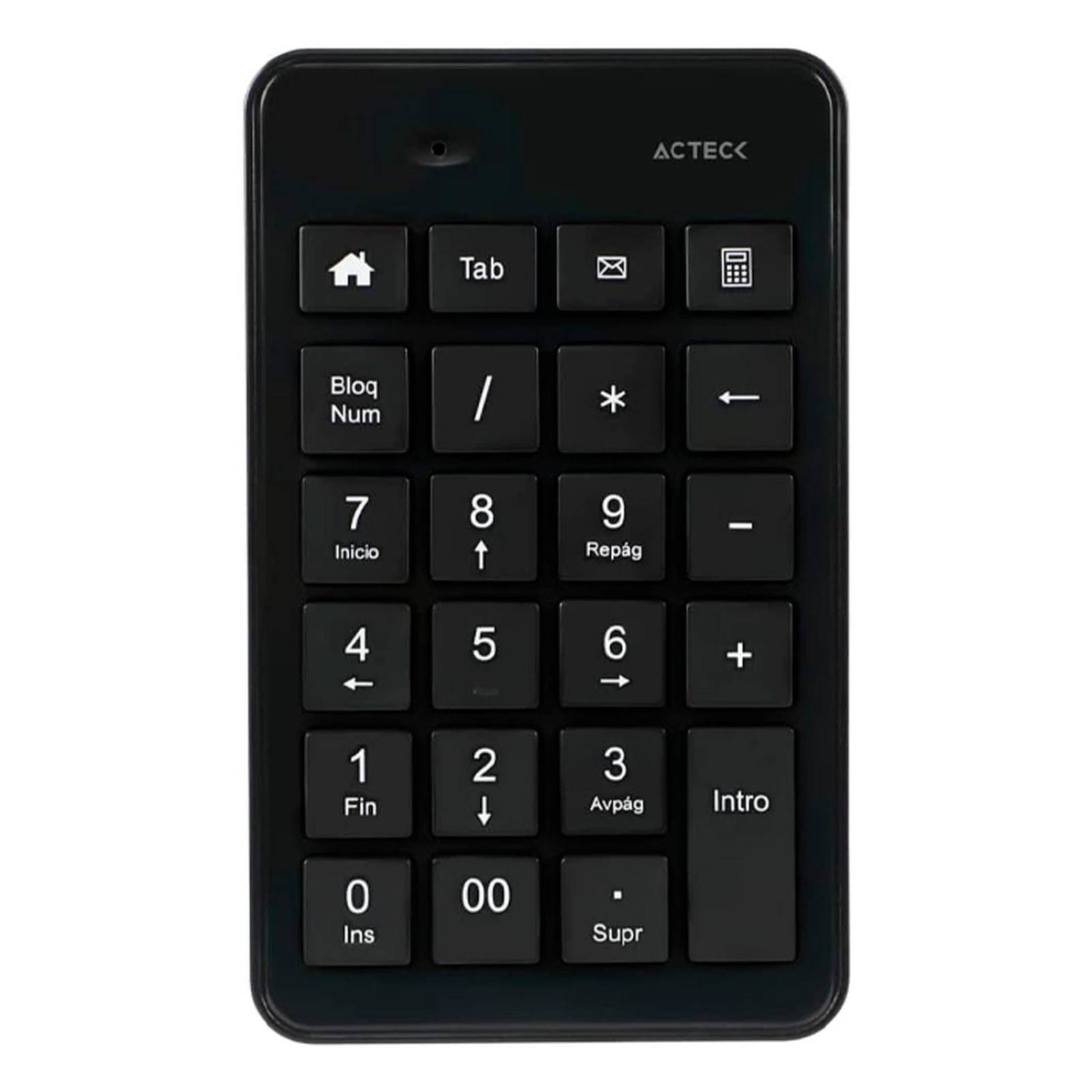 Teclado Numerico ACTECK Inspire PAD TN450 Inalambrico USB 2.4Ghz Negro AC-934176 