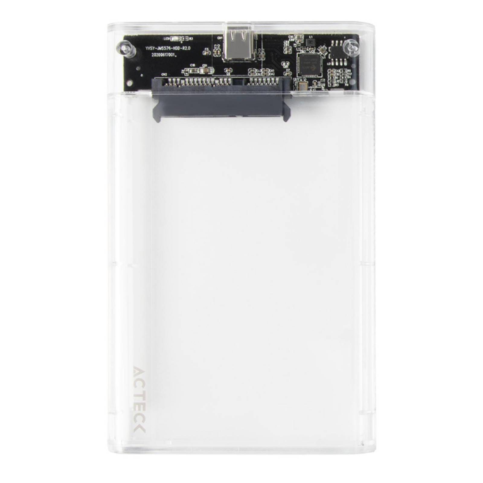 Case Enclosure ACTECK ARMOR CLEAR HC440 5 Gbps SATA 2.5 USB-C Blanco AC-934695