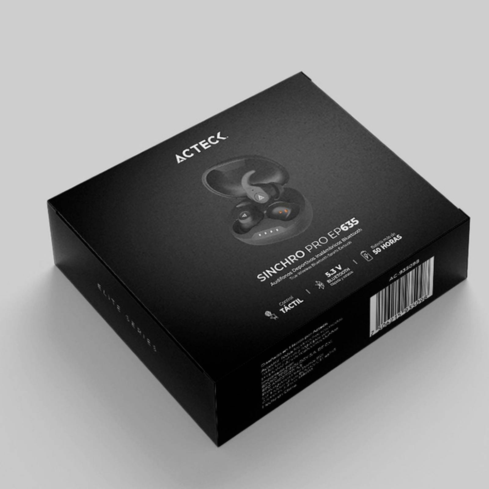 Audifonos Deportivos ACTECK SINCHRO PRO EP635 Inalambricos Negro AC-935098 
