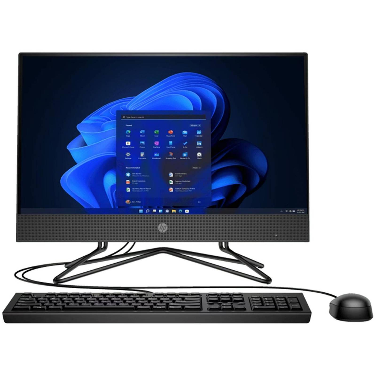 Computadora All In One HP AIO 200 G4 Core I3 1215U 8GB 1TB 21.5