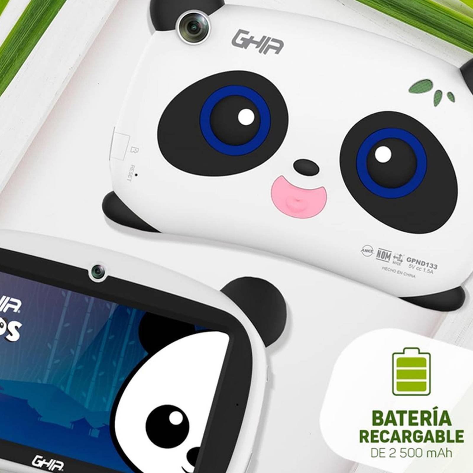Tablet 7 Pulgadas GHIA Kids 2GB 32GB WiFi Android 11 GPND133A2 Panda
