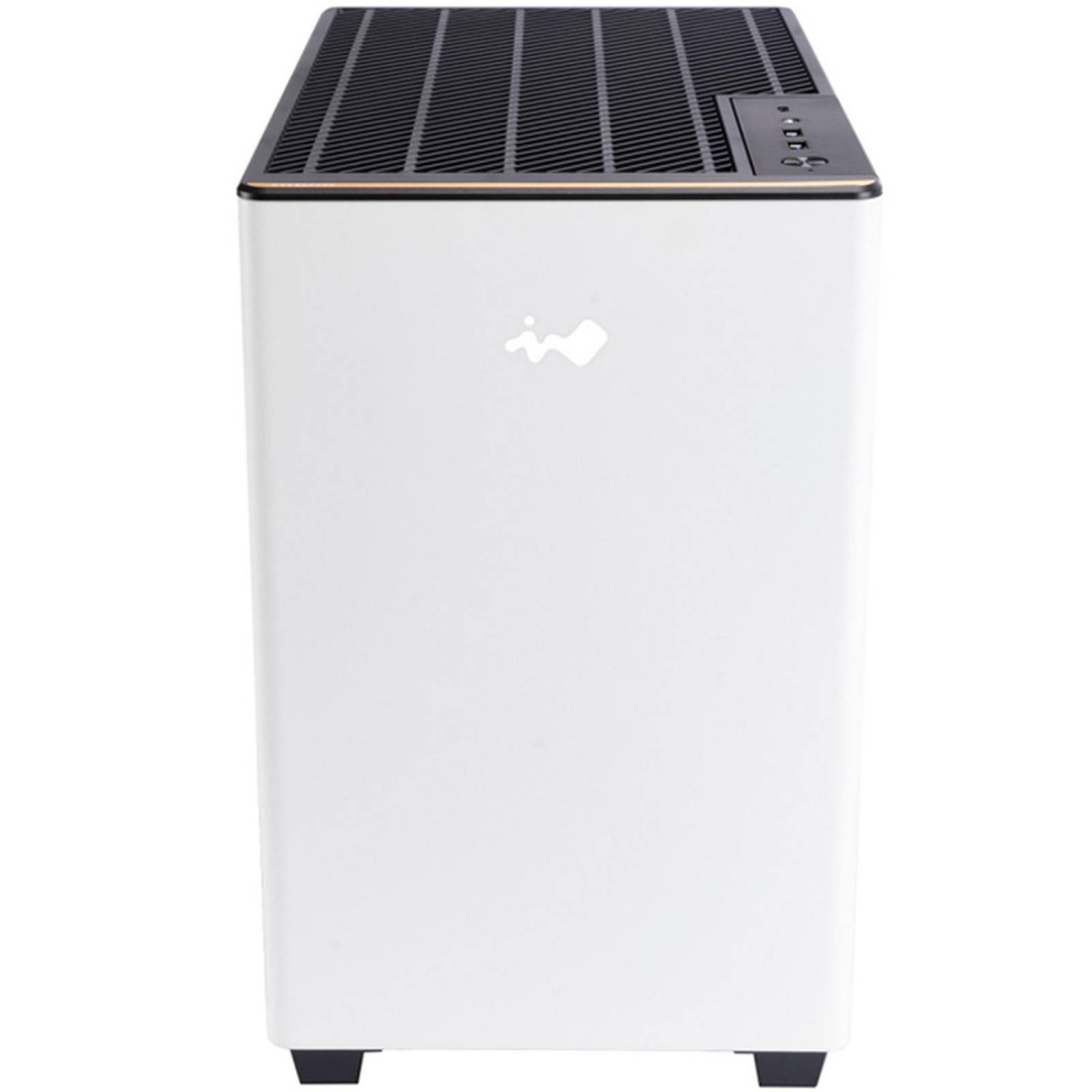 Gabinete Gamer IN WIN A3 Micro ATX Mini Torre 1 Fan Cristal Templado USB-C Blanco 