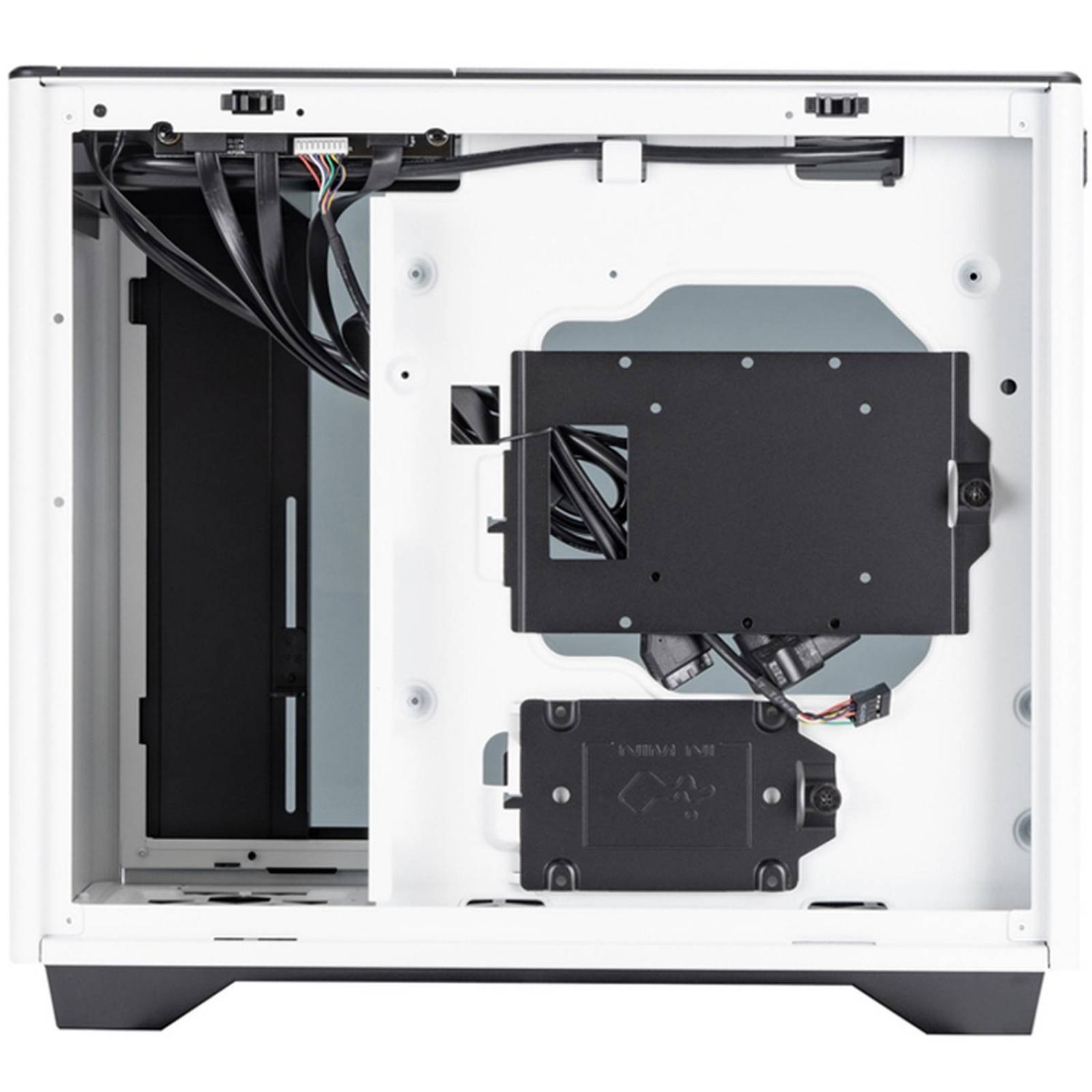 Gabinete Gamer IN WIN A3 Micro ATX Mini Torre 1 Fan Cristal Templado USB-C Blanco 