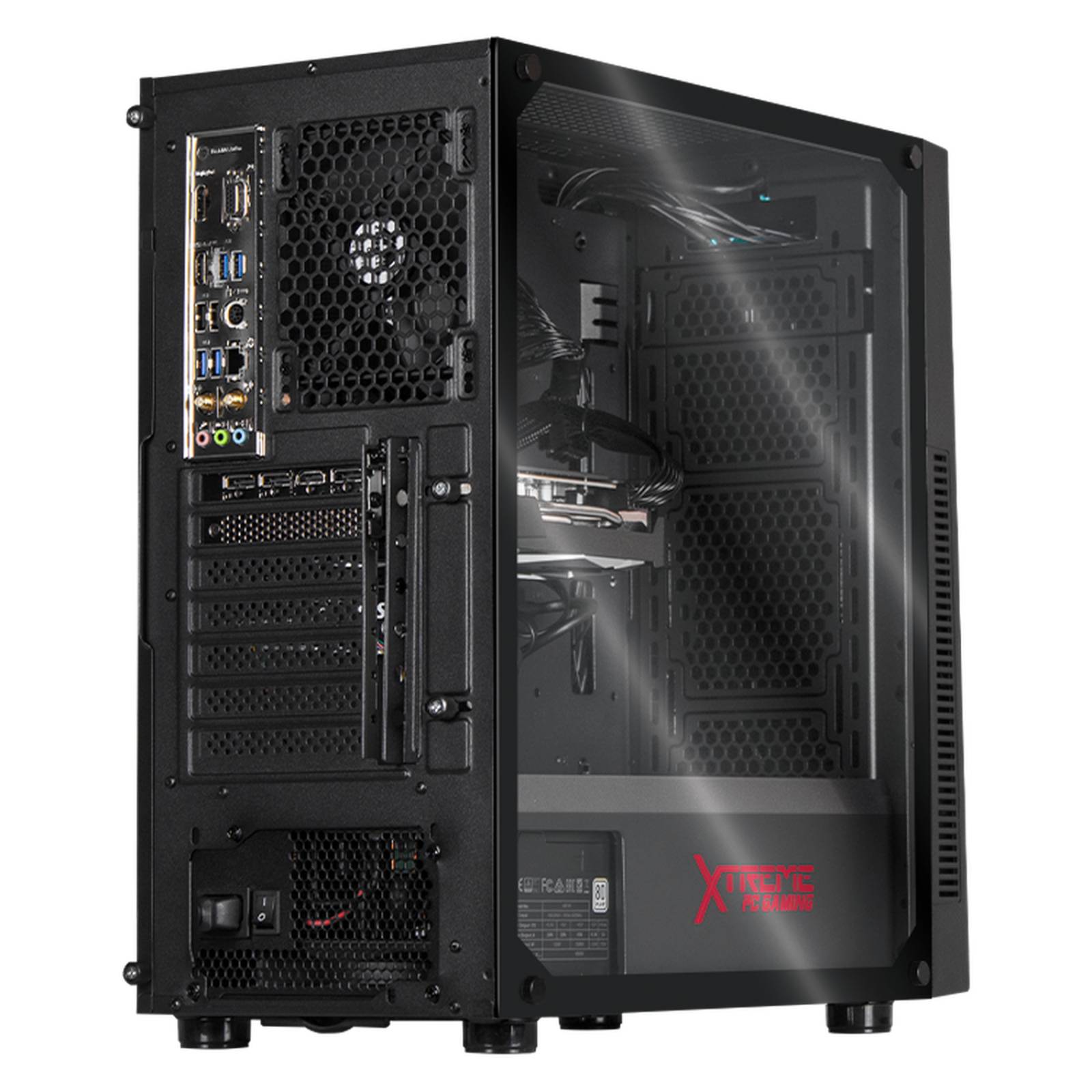 Xtreme PC Gaming AMD Radeon RX 7600 Ryzen 7 5700G 32GB SSD 500GB 3TB WIFI Spiderman 