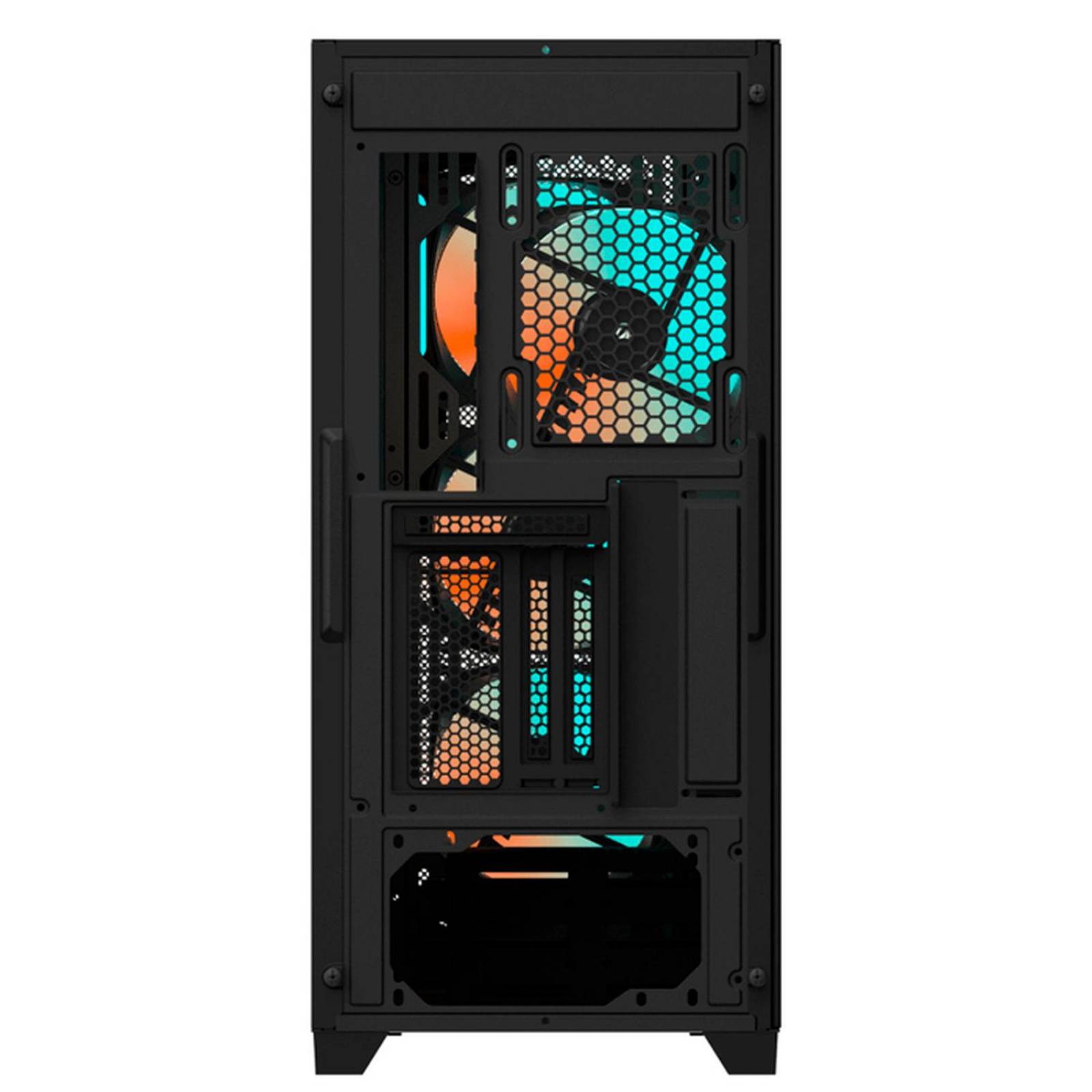 Gabinete Gamer GIGABYTE C301 GLASS E-ATX 4 Fan ARGB Cristal Templado GB-C301G 