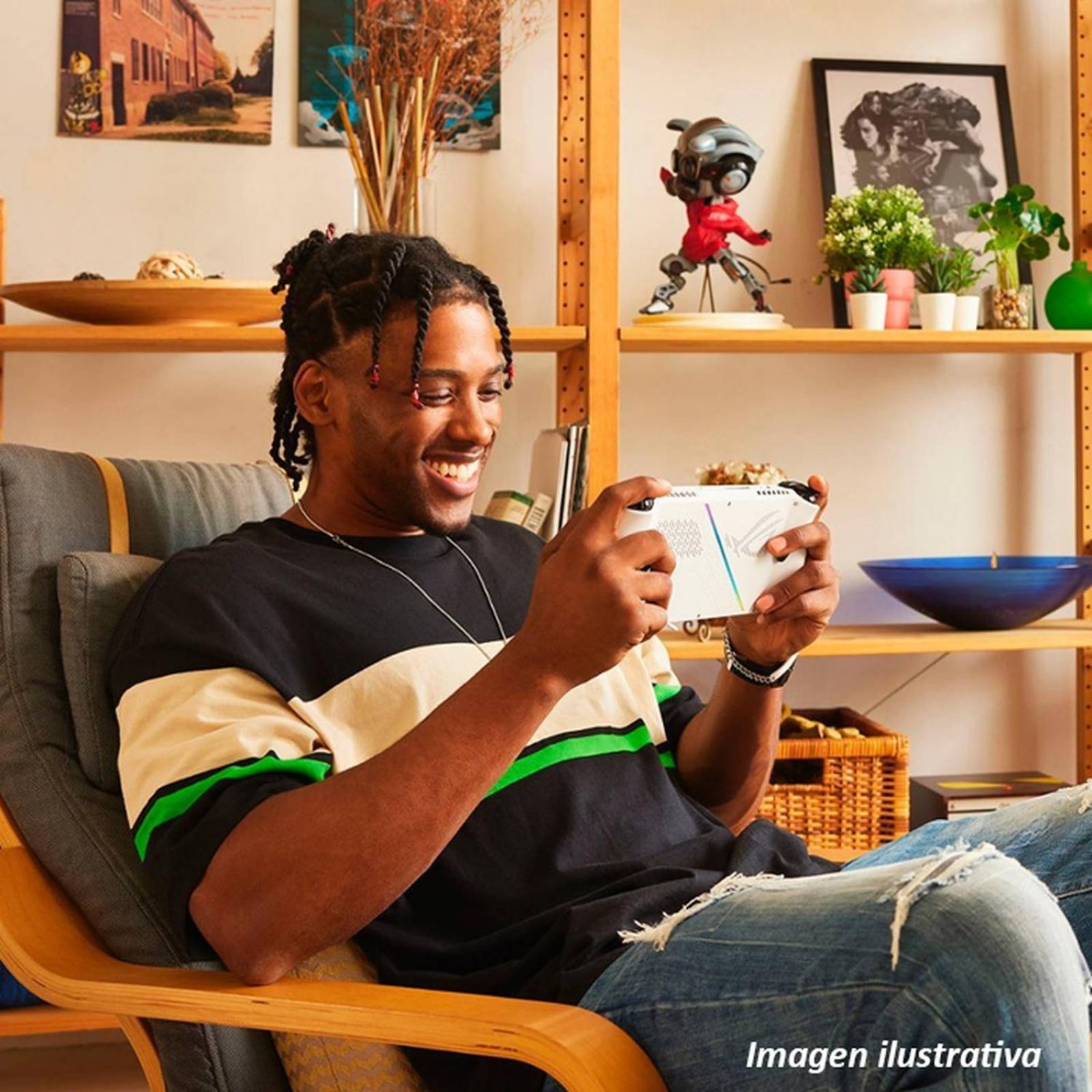 Consola Portatil ASUS ROG Ally RC71L Ryzen Z1 Extreme Radeon 16GB 512GB SSD 7" IPS 120Hz 