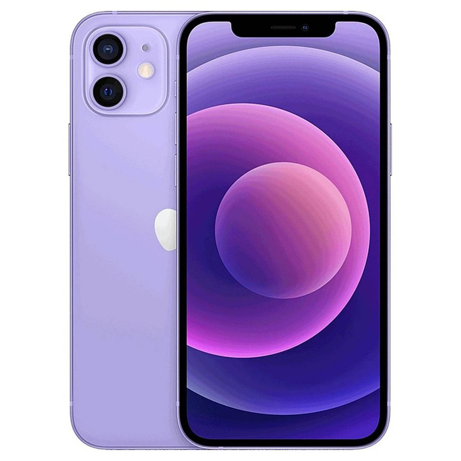 Celular APPLE iPhone 12 128GB OLED Retina 6.1 iOS 14 Morado Reacondicionado 