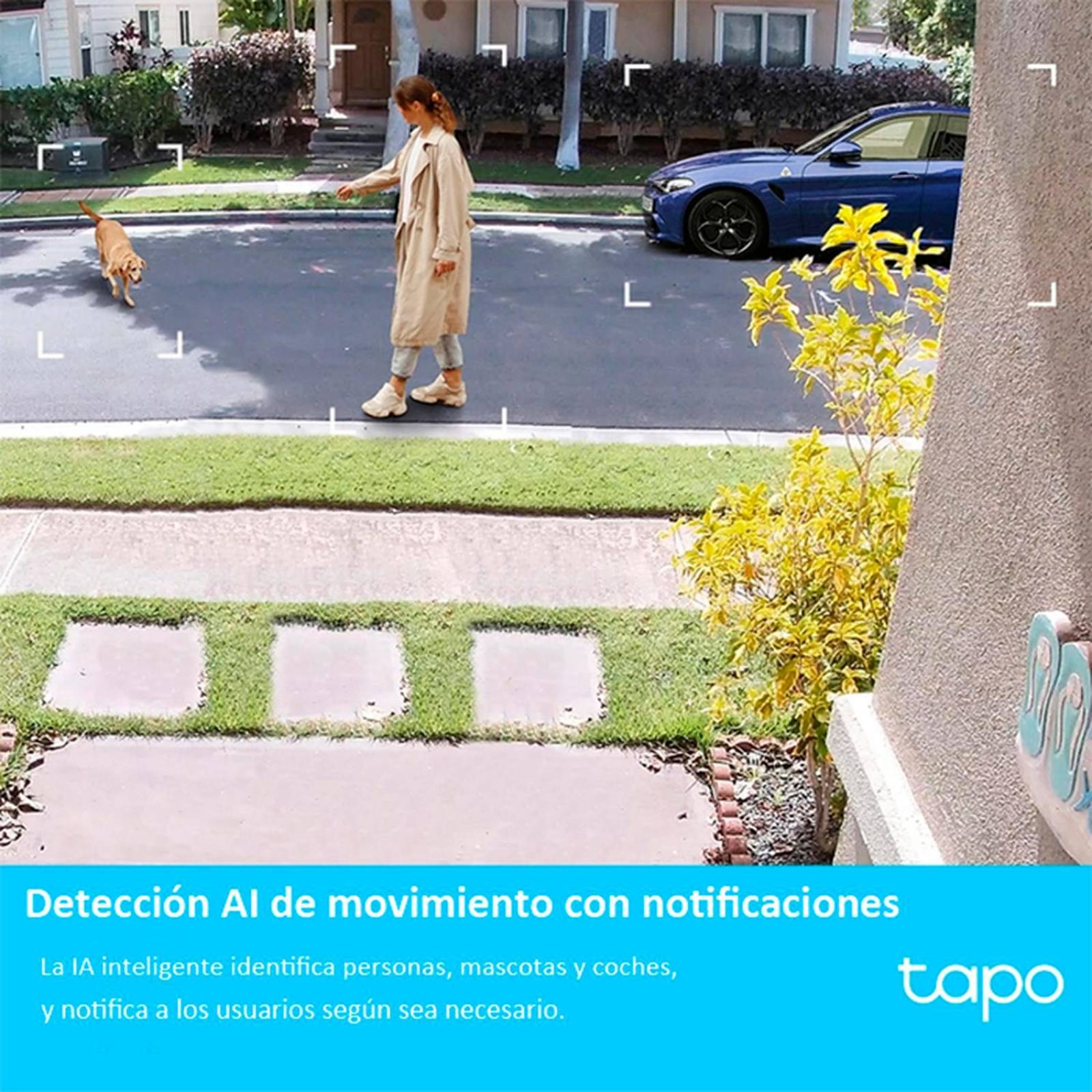 Camara de Seguridad WiFi TP-LINK TAPO C420S1 2K Exterior hasta 1 semana de respaldo en grabación 