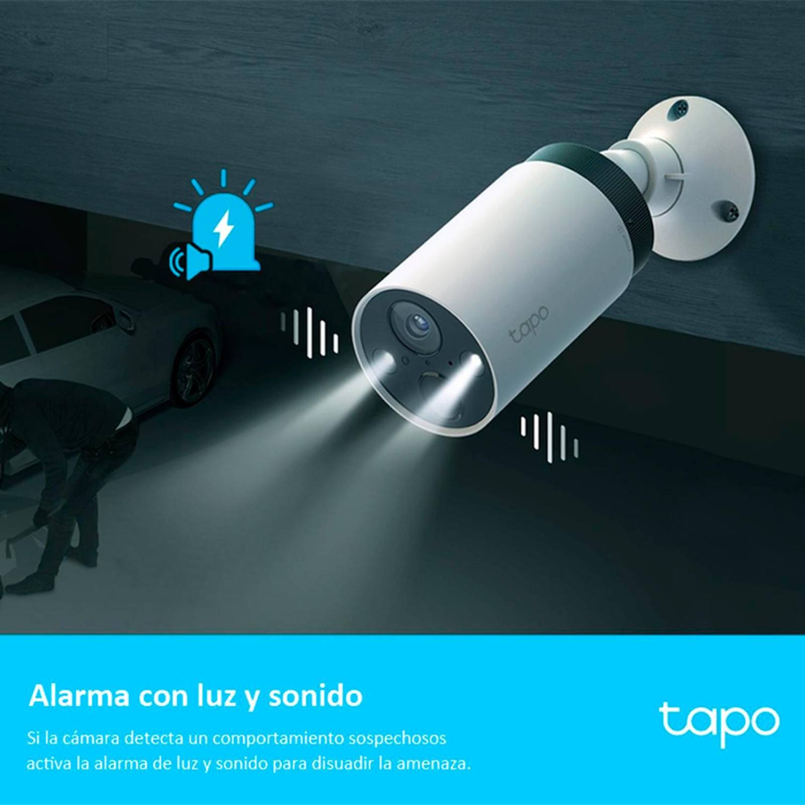 Camara de Seguridad WiFi TP-LINK TAPO C420S1 2K Exterior hasta 1 semana de respaldo en grabación 