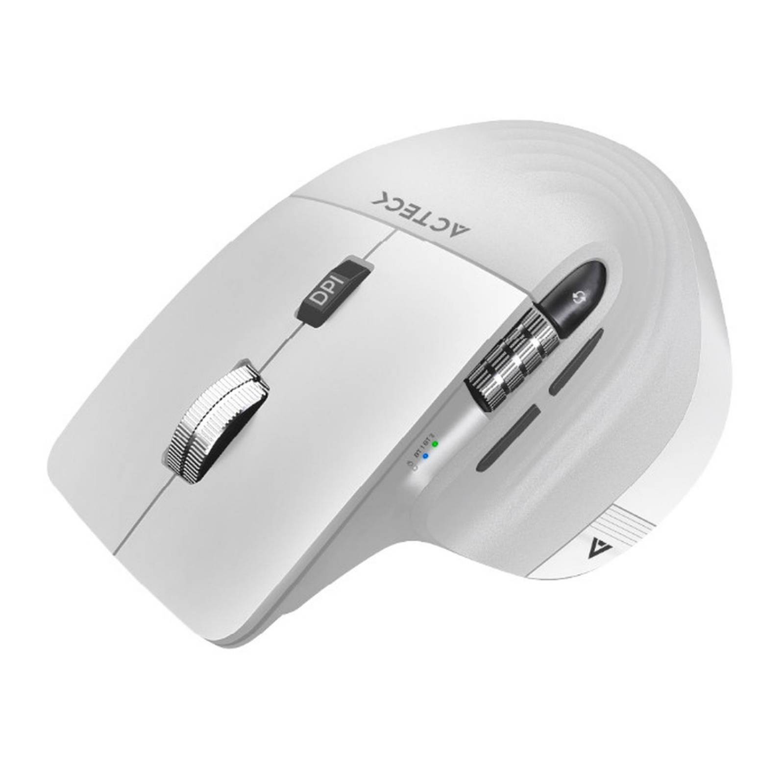 Mouse Ergonomico ACTECK VIRTUOS PRO MI780 3000dpi Inalambrico 8 botones Blanco AC-936194 