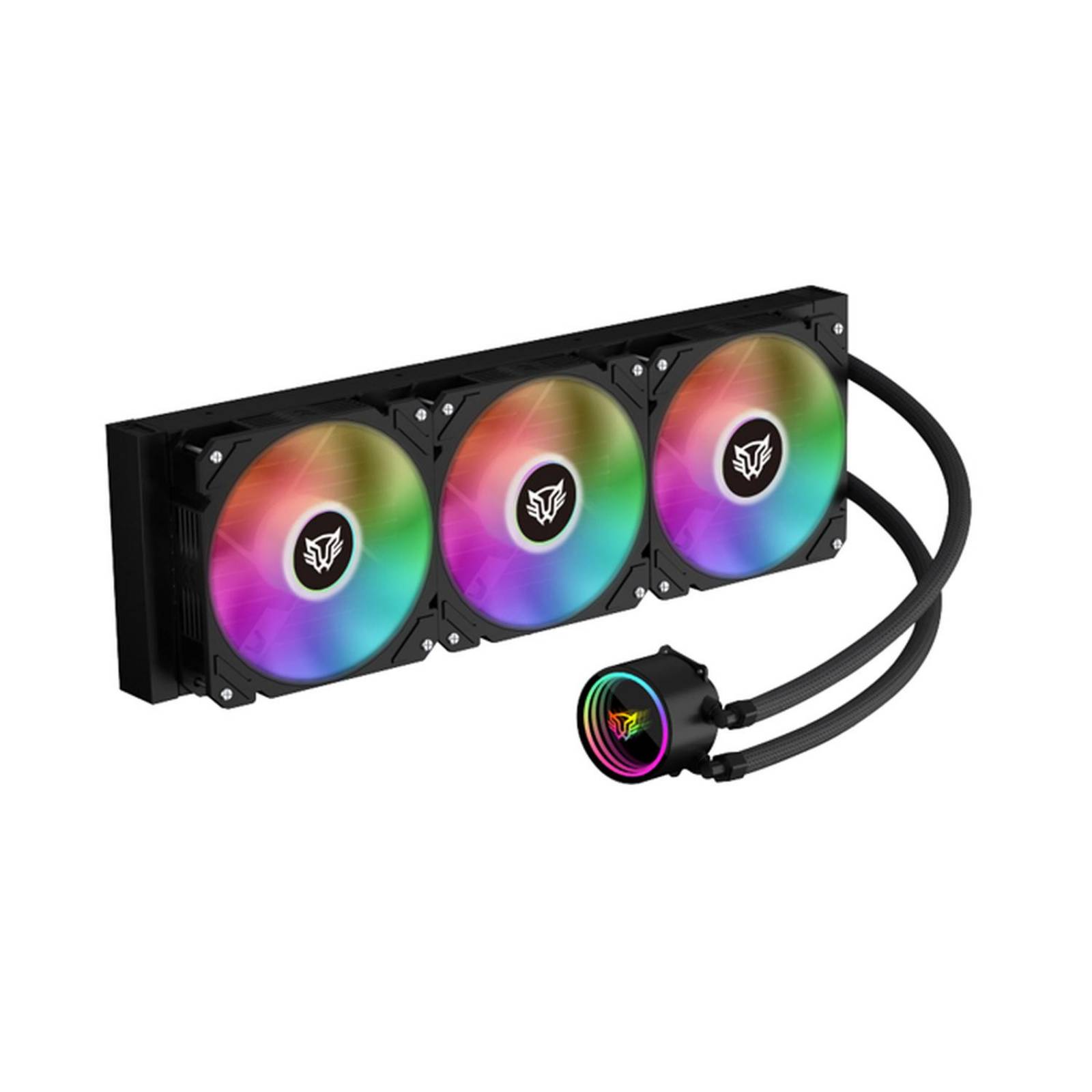 Enfriamiento Liquido BALAM RUSH HYDROX PRO HX30 360mm ARGB 4 pines LGA 1700 AM5 Negro BR-937344