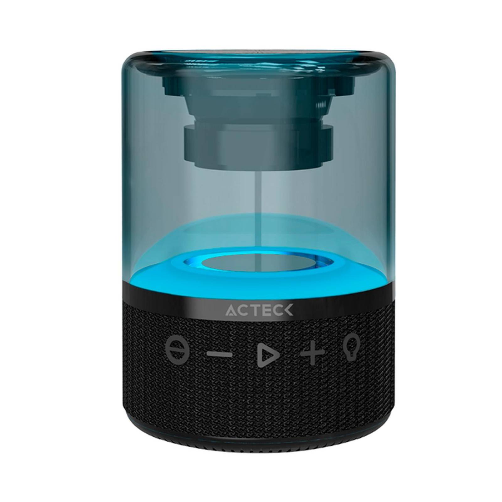 Bocina Portatil ACTECK GLEE PURE AP30 Inalambrica Luz LED Tws Negro AC-936422 