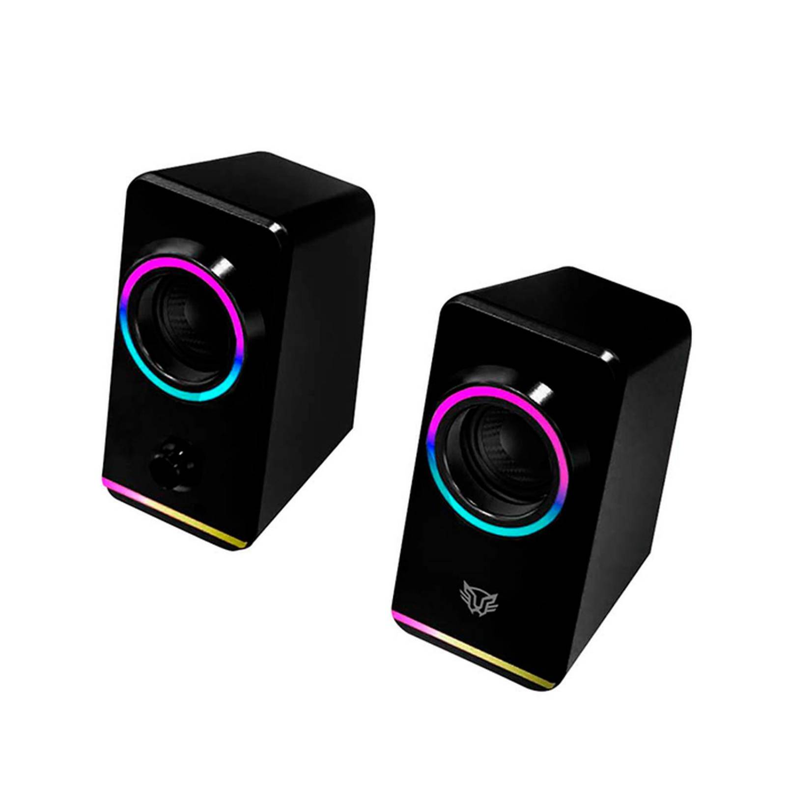 Bocina Gamer BALAM RUSH GLIMM STYLE BG565 LED Bluetooth 3.5mm Negro BR-936996 