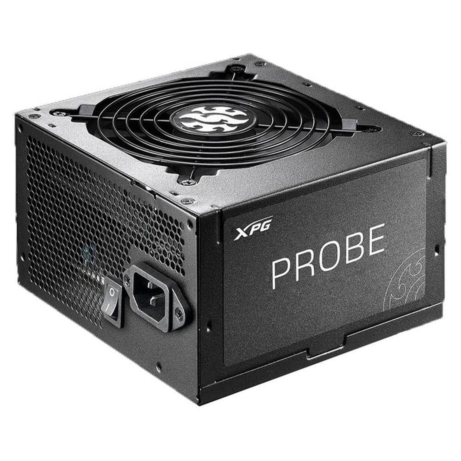 Fuente de Poder PC 500W Gamer XPG PROBE 80 Plus Bronze PROBE500B-BKCUS