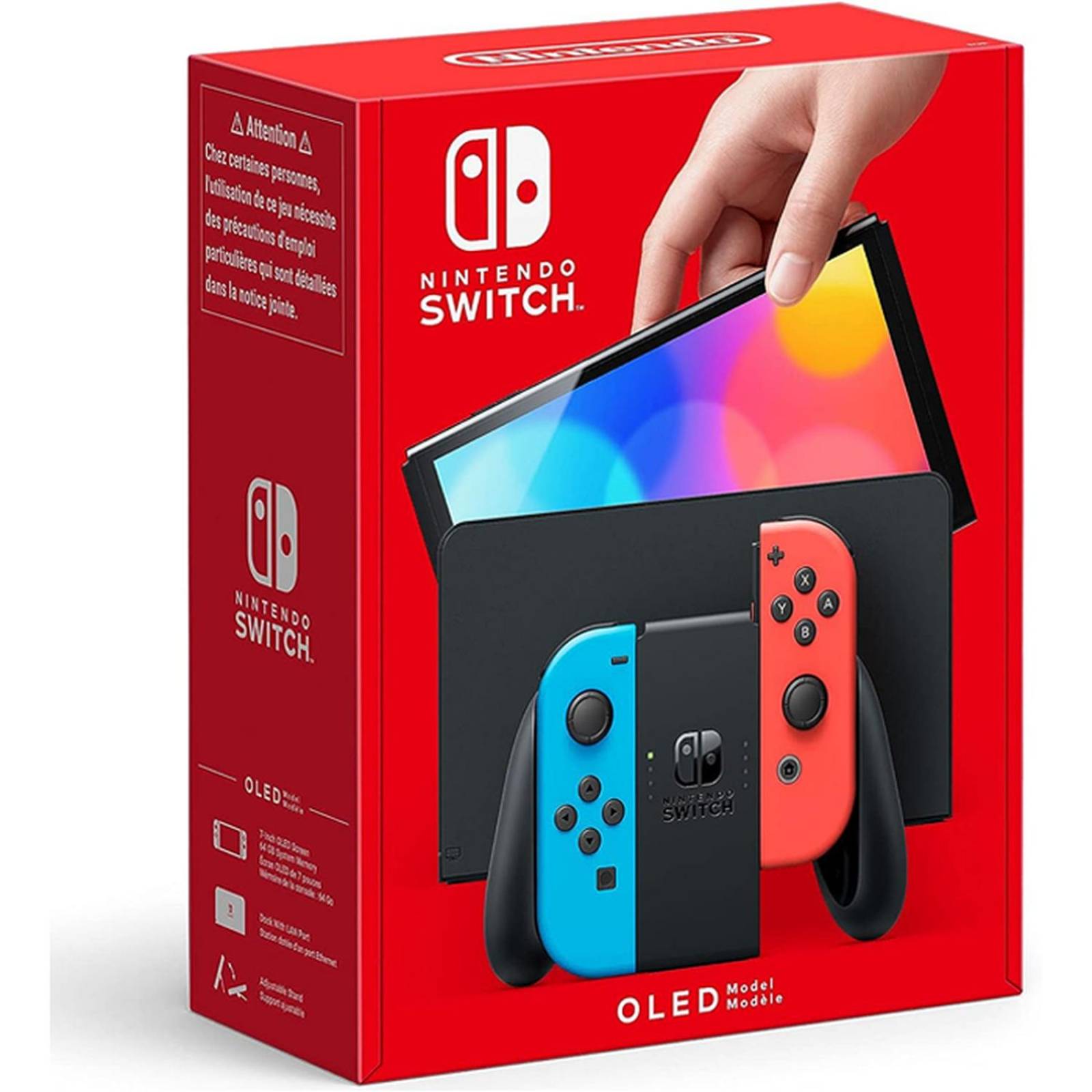 Consola NINTENDO Switch OLED 64GB + Micro SD 256GB Neon Joy-Con