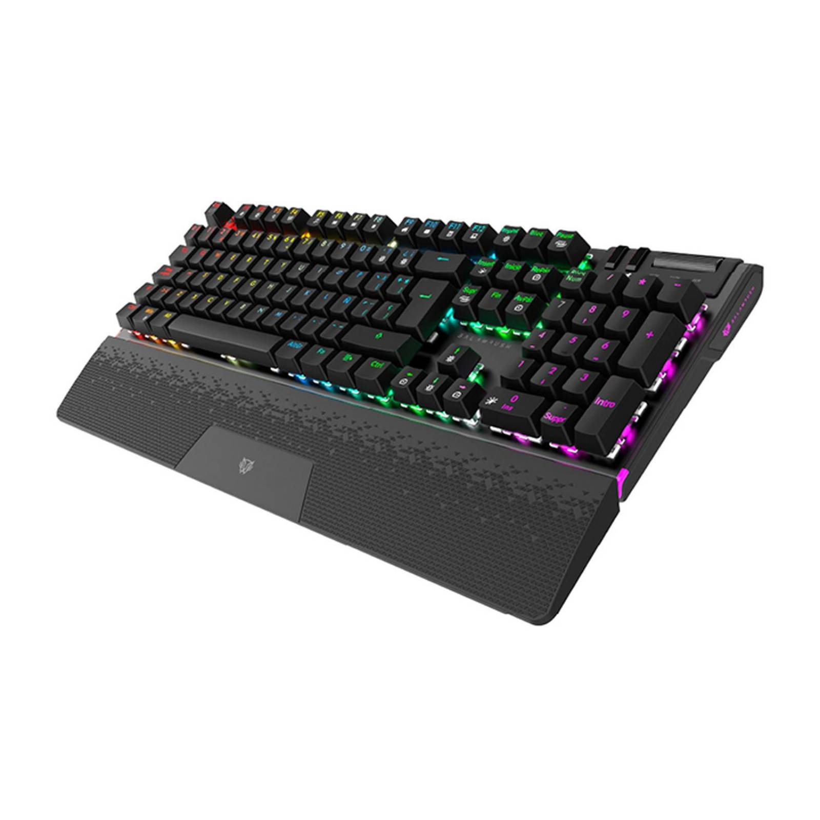 Teclado Gamer Mecanico BALAM RUSH DOMINATE EXPERT GK979 Swtch Rojo RGB Negro BR-936781 