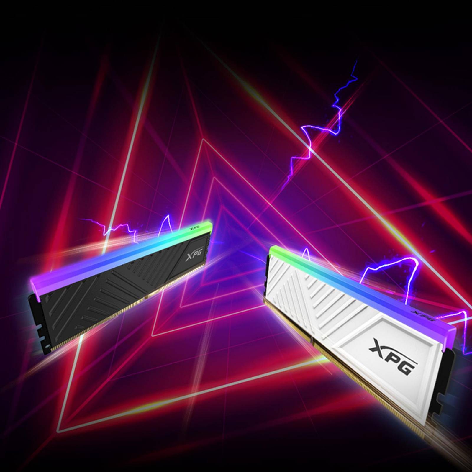 Memoria RAM DDR4 16GB 3200MHz XPG SPECTRIX D35G RGB 1x16GB Negro AX4U320016G16A-SBKD35G 