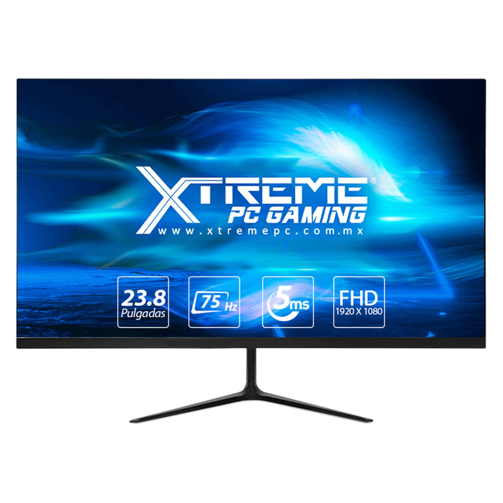 Xtreme PC Gaming Intel Core I5 11400 16GB SSD 500GB Monitor 23.8 75hz WIFI Grey 