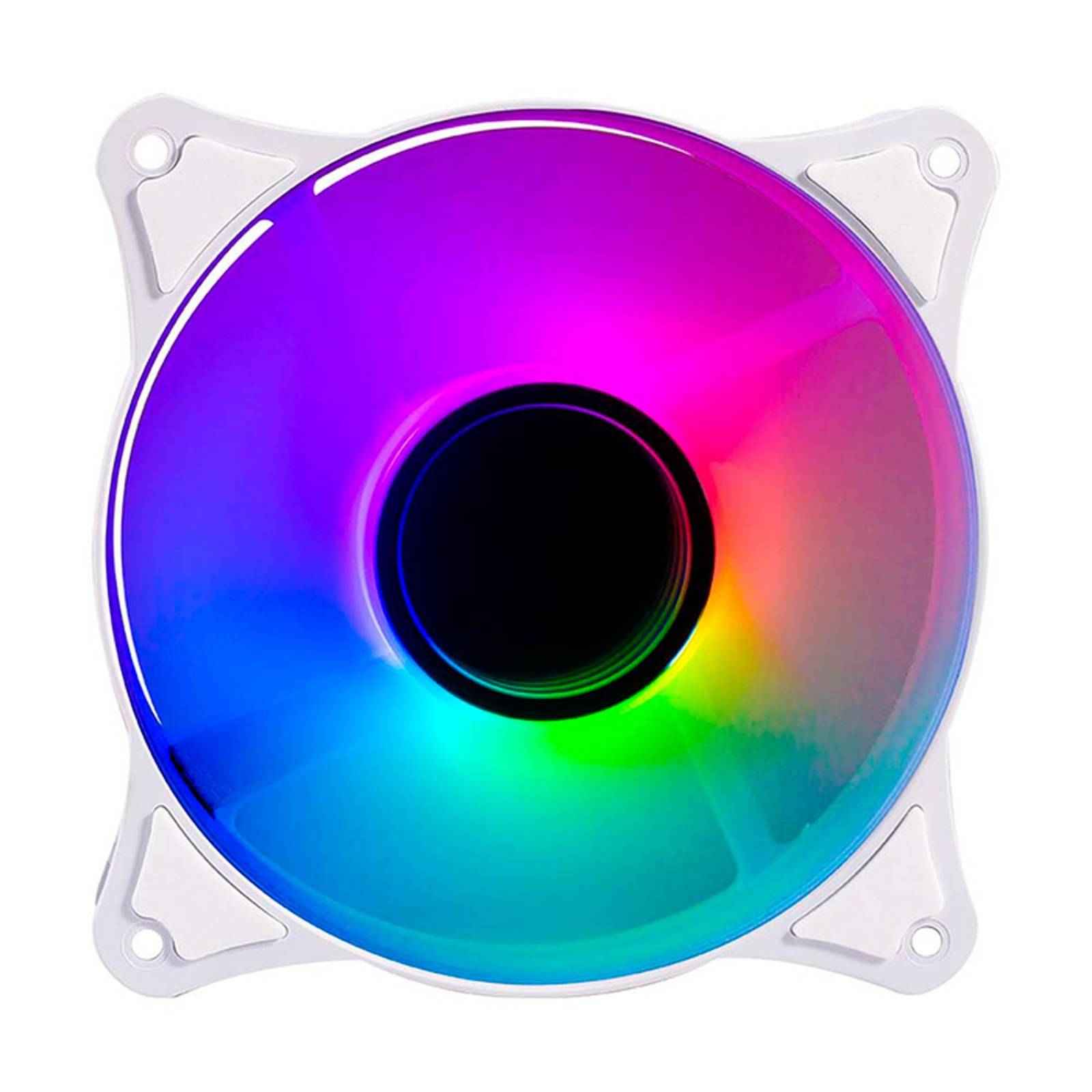 Ventilador Gamer BALAM RUSH EOLOX BLAZE EX90W 120mm RGB 1200RPM Blanco BR-938037 