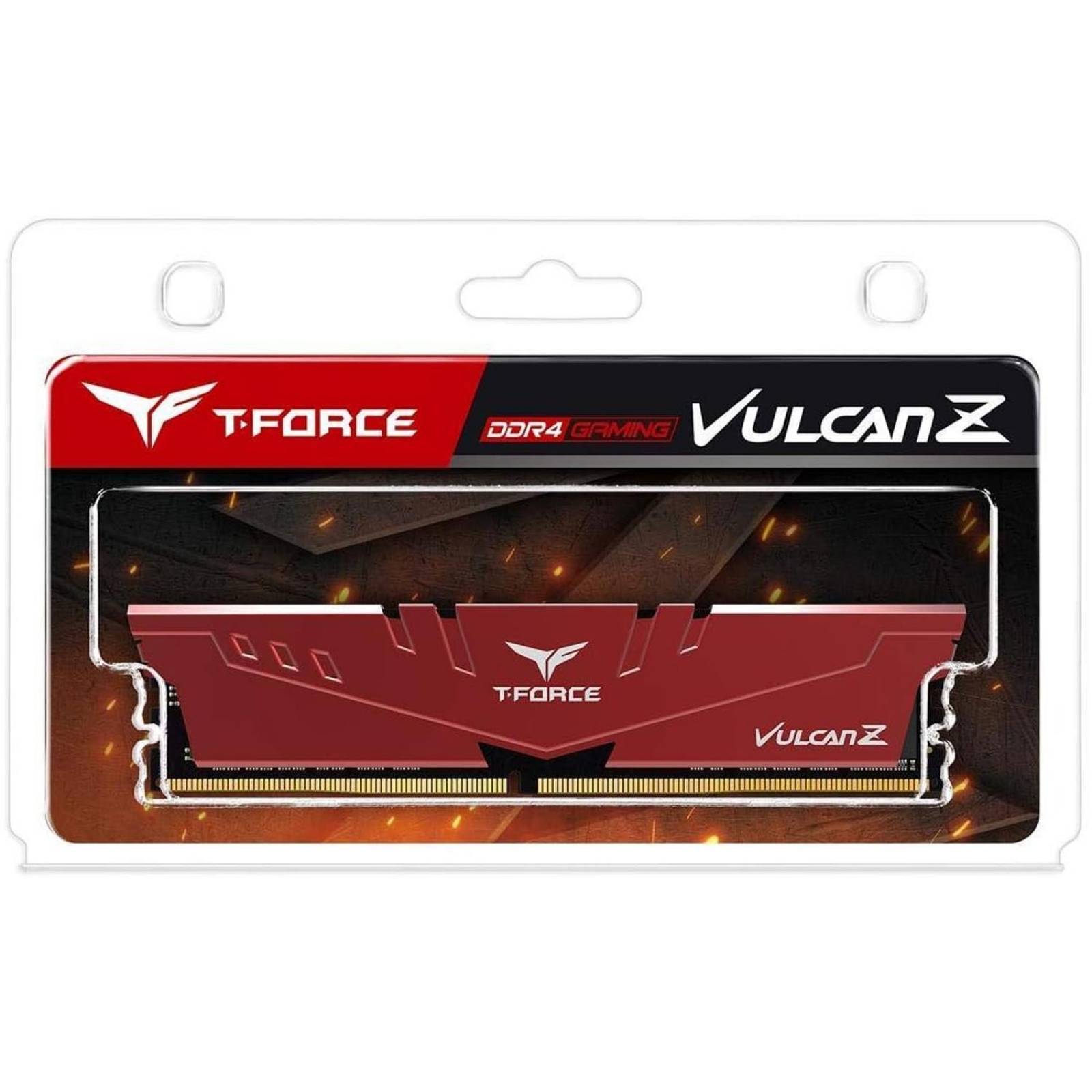Memoria RAM DDR4 32GB 3200MHz TEAMGROUP T-FORCE VULCAN Z 1x32GB Rojo TLZRD432G3200HC16F01 