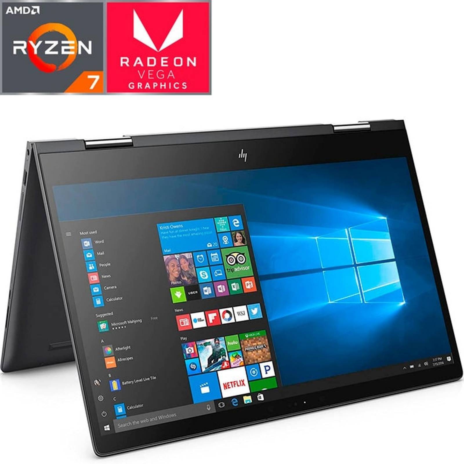Laptop HP Envy X360 15M-CP0012DX Ryzen 7 2700U 8GB 256GB 15.6 4AC55UAT#ABA Reacondicionado