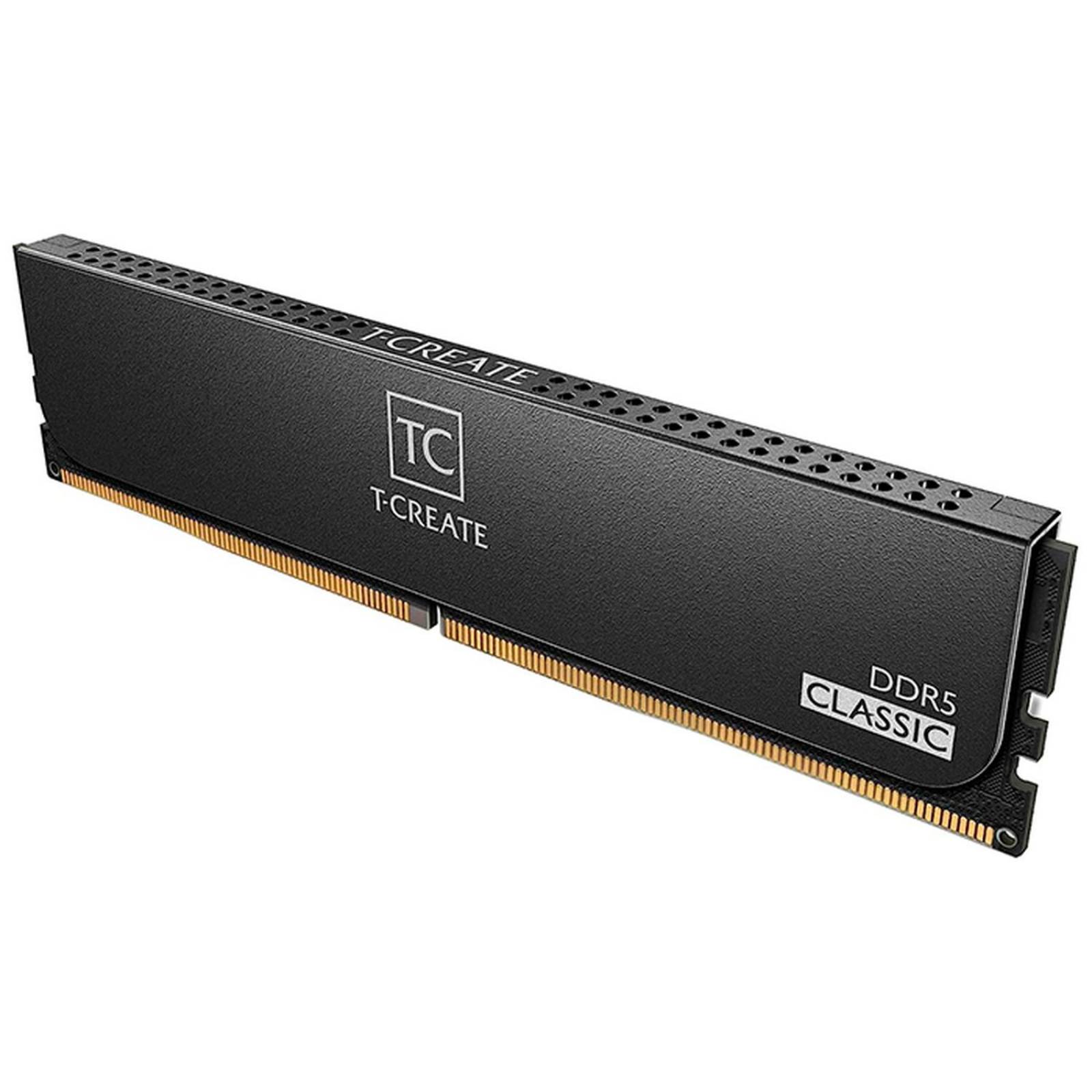 Memoria RAM DDR5 32GB 5600MT/s TEAMGROUP T CREATE 2x16GB Negro CTCCD532G5600HC46DC01 