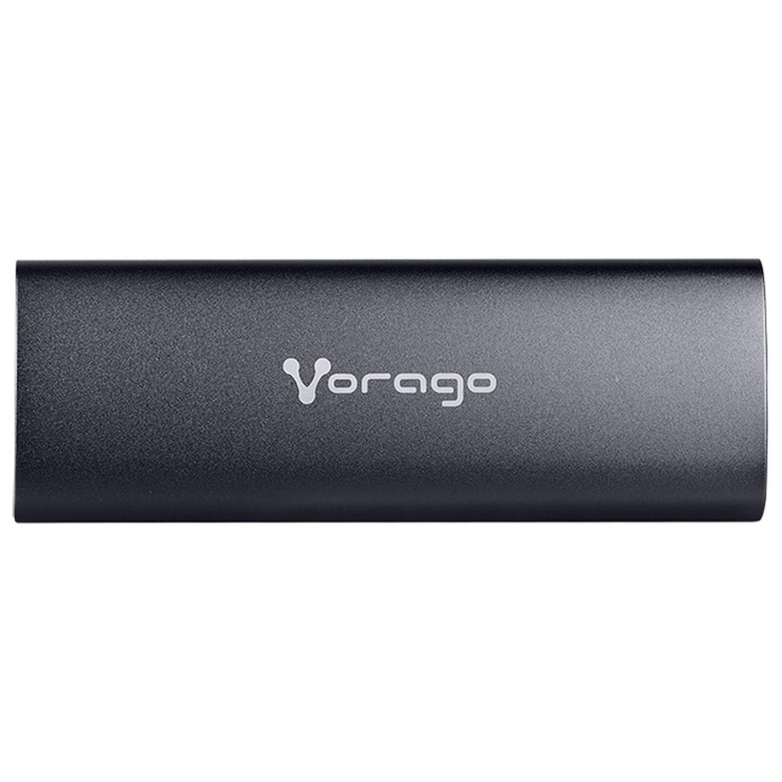 Gabinete de Disco Duro SSD VORAGO M.2 SATA USB 10Gbps SDD-400 