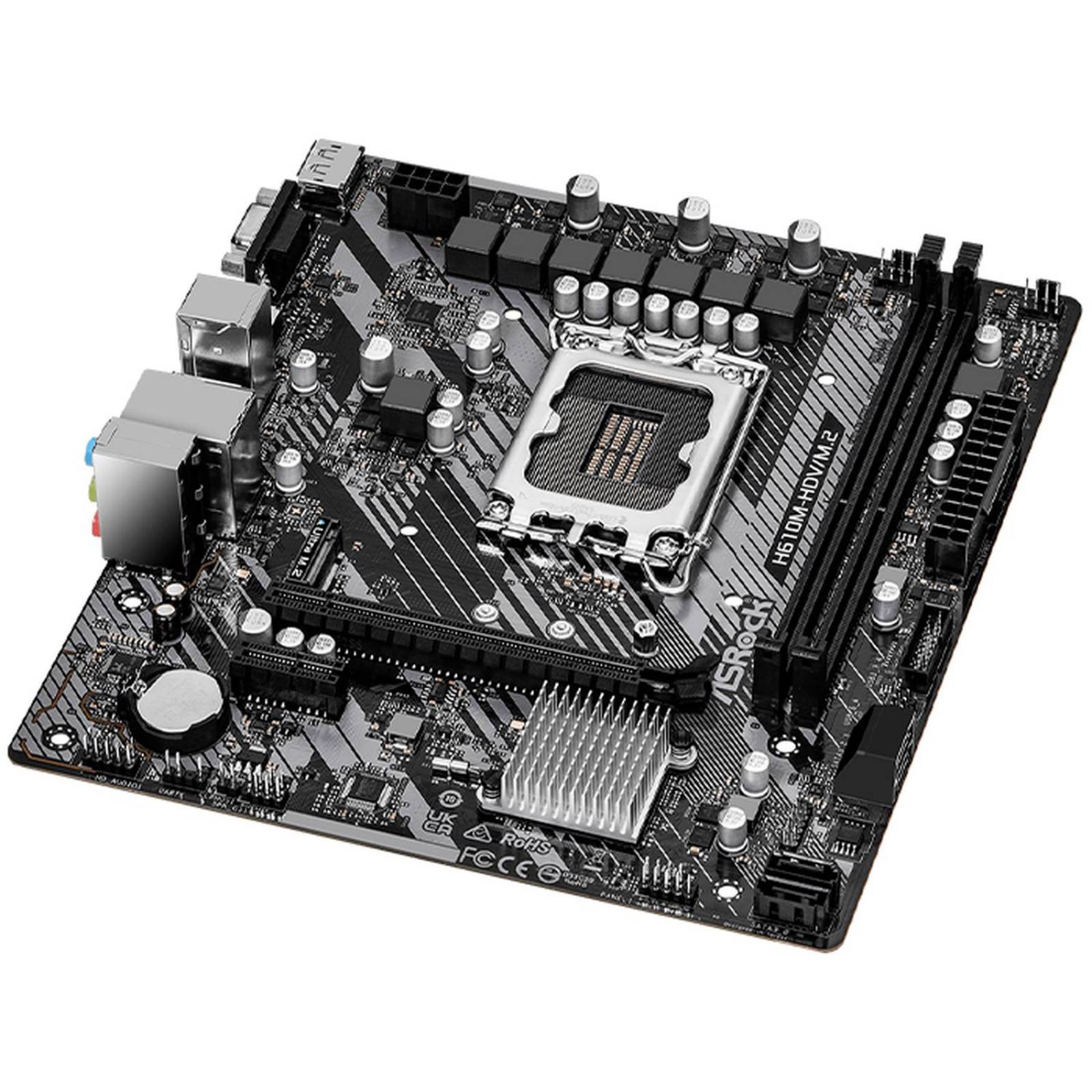 Tarjeta Madre ASROCK H610M-HDV/M.2 R2.0 Intel 1700 DDR4 Micro ATX