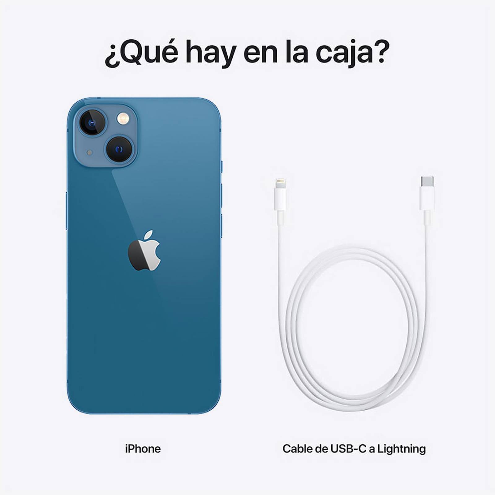Celular APPLE iPhone 13 128GB OLED Retina XDR 6.1" Azul Reacondicionado 