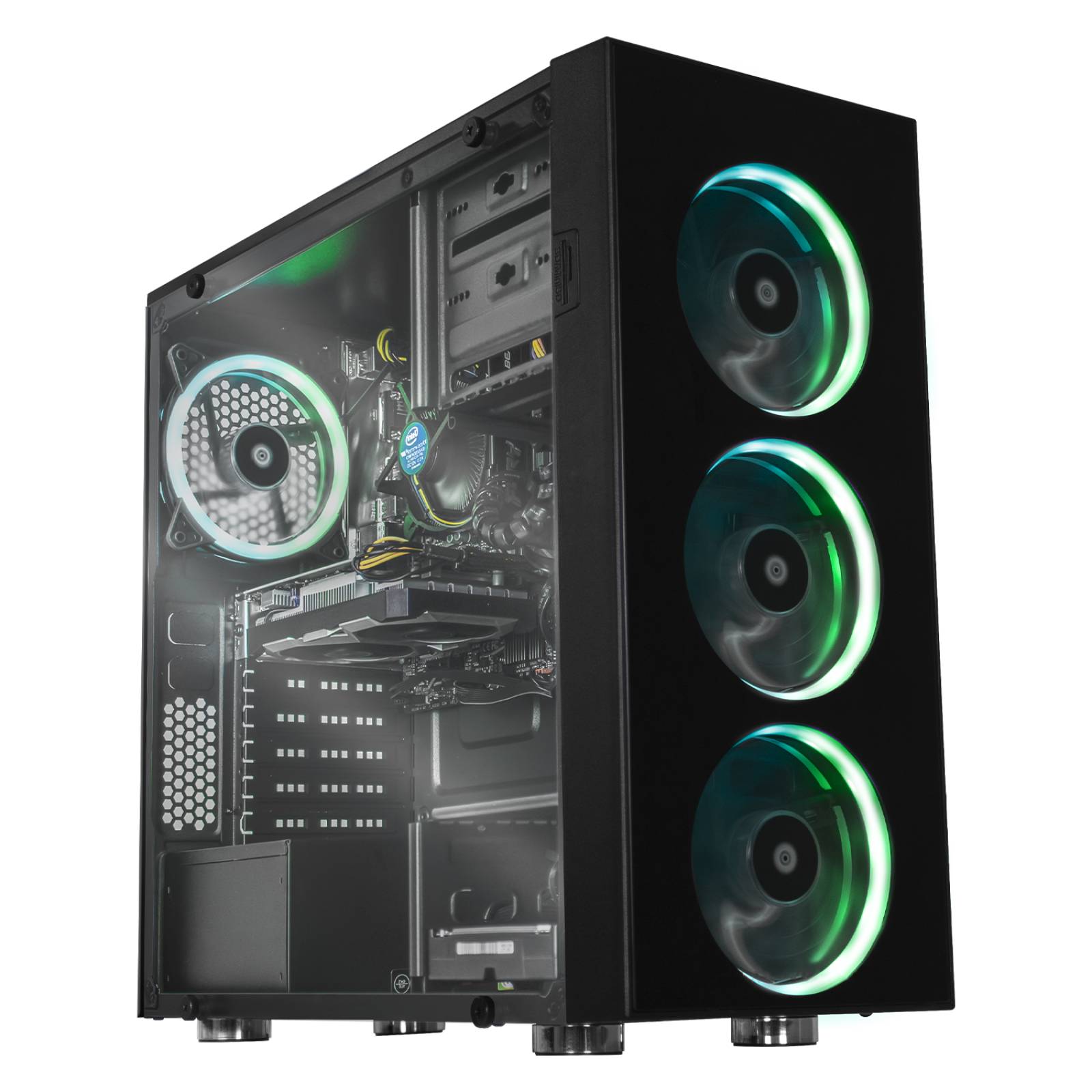 Xtreme PC Gaming Geforce GTX 1650 Intel Core I5 10400F 16GB SSD 120GB 2TB WIFI Black 