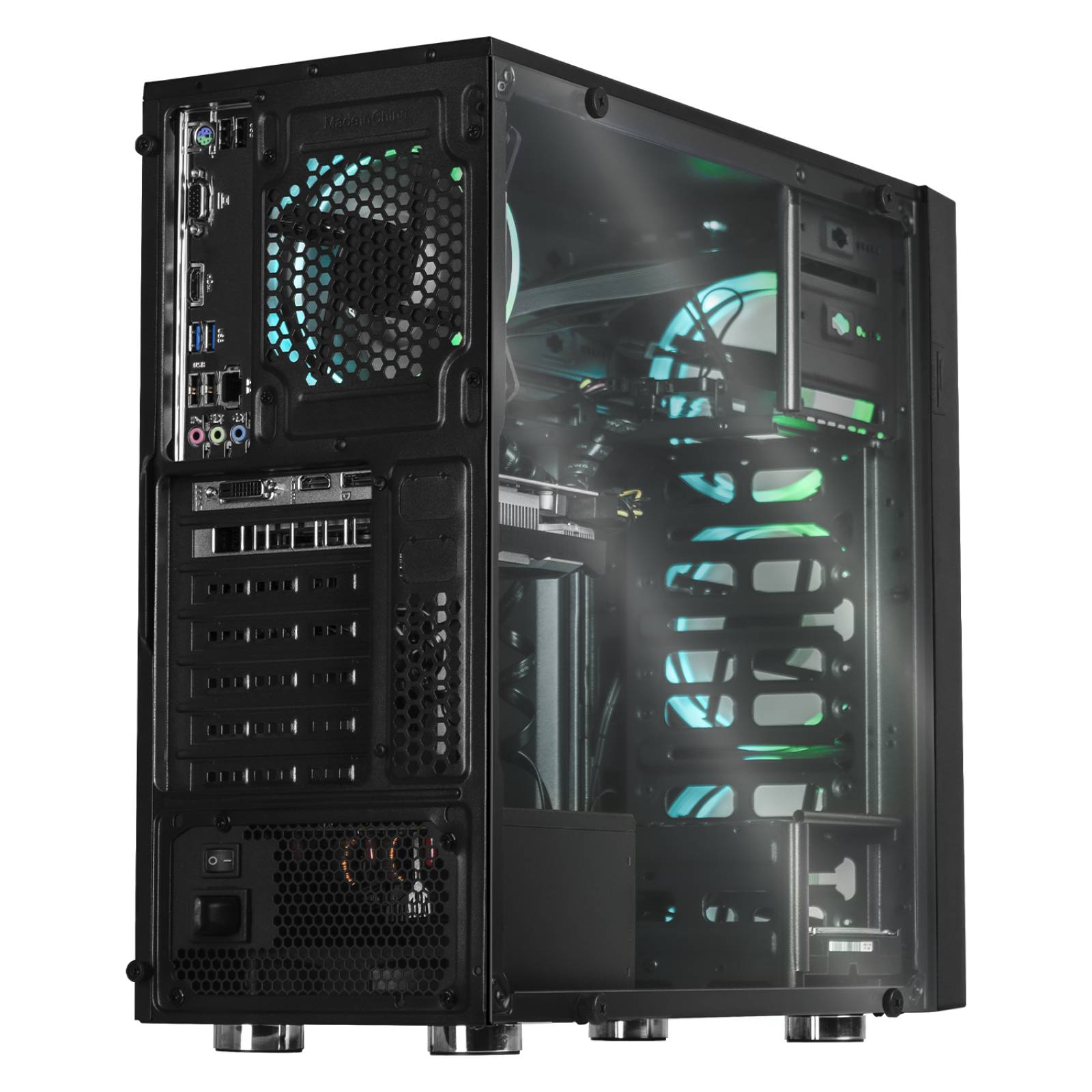 Xtreme PC Gaming Geforce GTX 1650 Intel Core I5 10400F 16GB SSD 120GB 2TB WIFI Black 