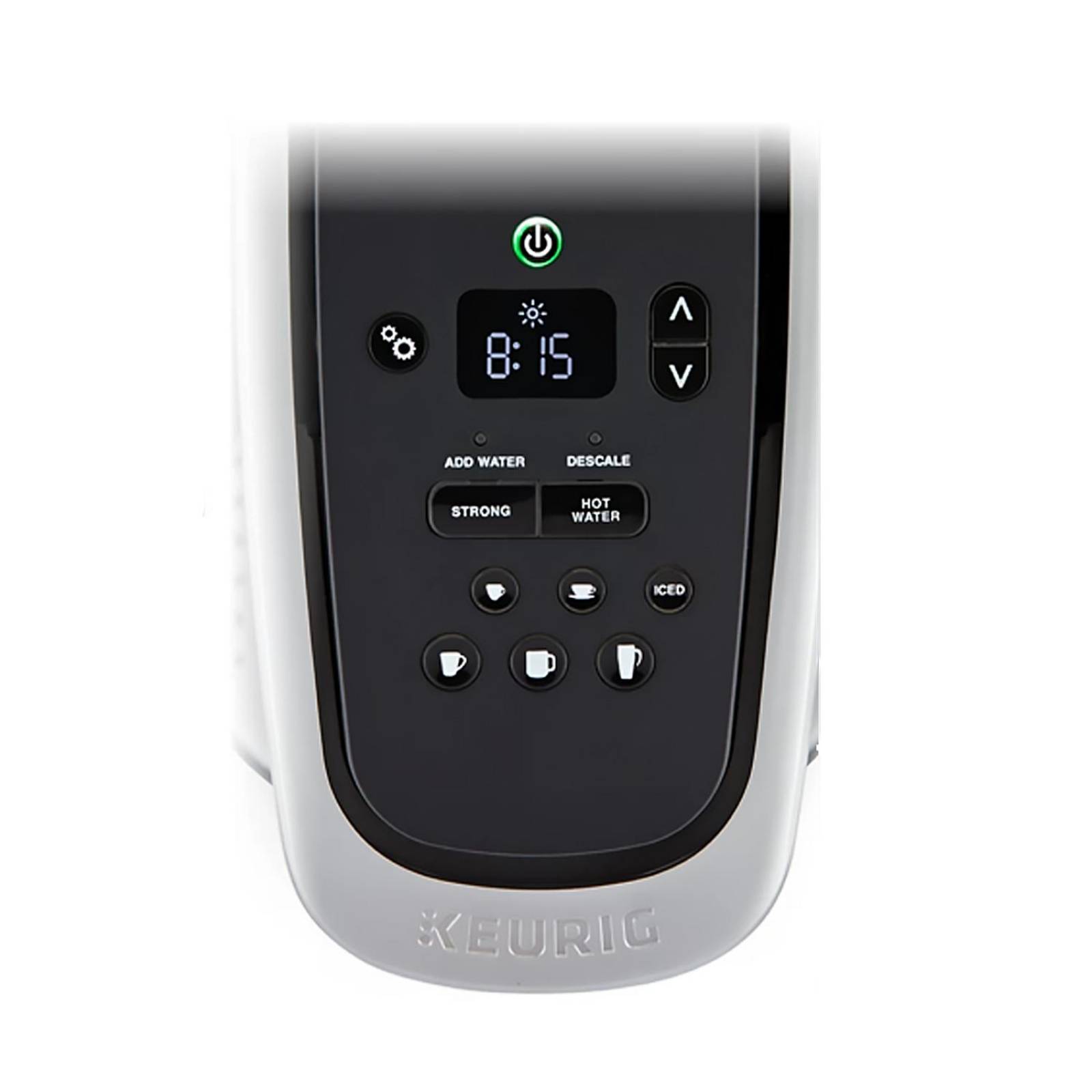 Cafetera KEURIG K-Elite 8 Tazas Bebidas Frias Calientes Plata 5000197492 