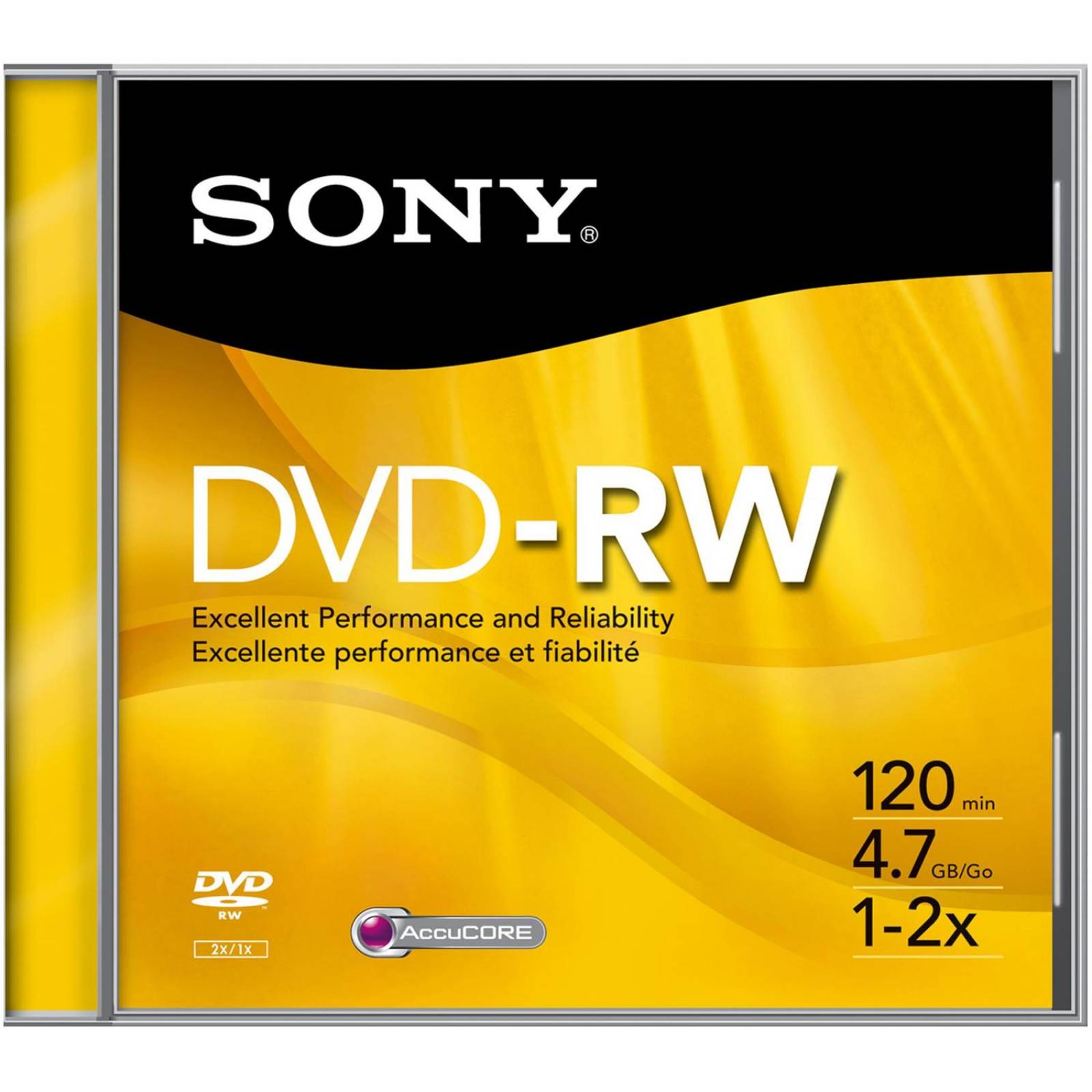 Disco SONY DVD-RW Virgen 1 Pieza DMW47SS/TLA 
