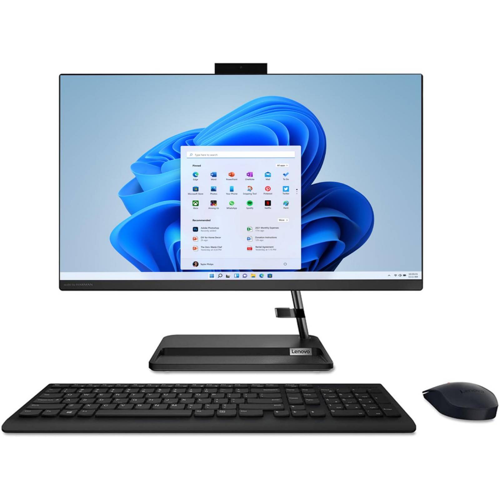 All In One LENOVO Ideacentre 3 24ADA6 Ryzen 3 3250U 4GB 128GB SSD 1TB 23.8" 