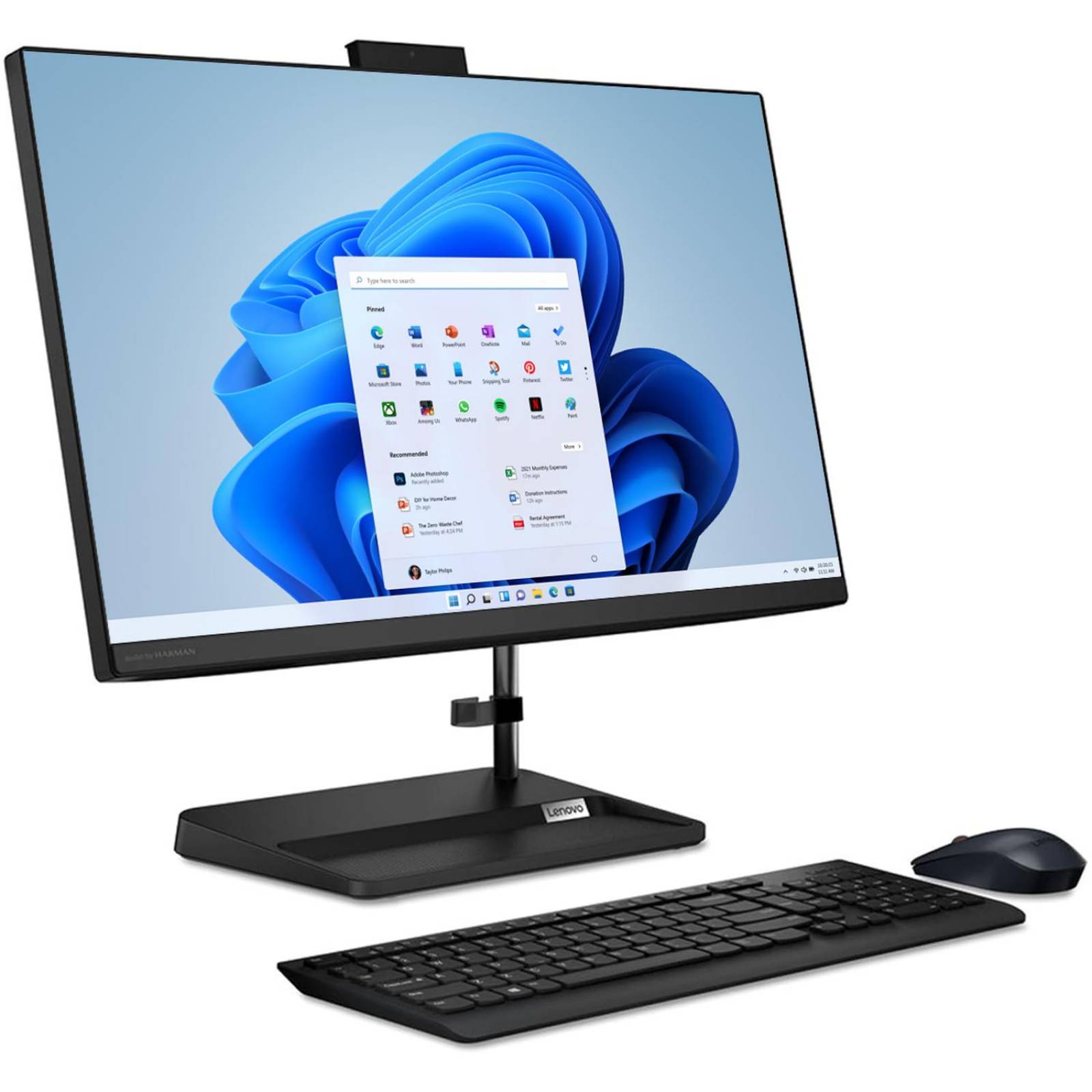 All In One LENOVO Ideacentre 3 24ADA6 Ryzen 3 3250U 4GB 128GB SSD 1TB 23.8" 