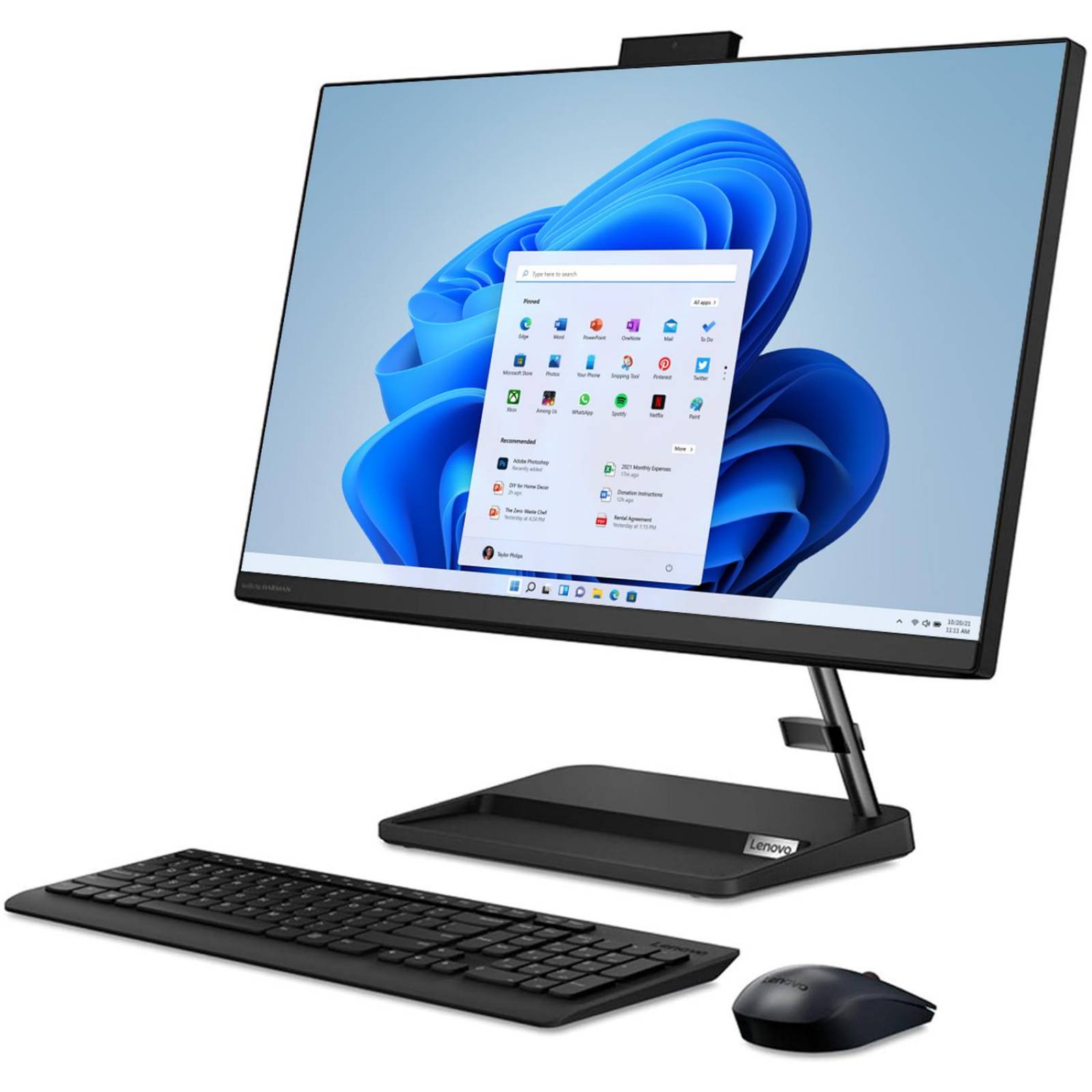 All In One LENOVO Ideacentre 3 24ADA6 Ryzen 3 3250U 4GB 128GB SSD 1TB 23.8" 