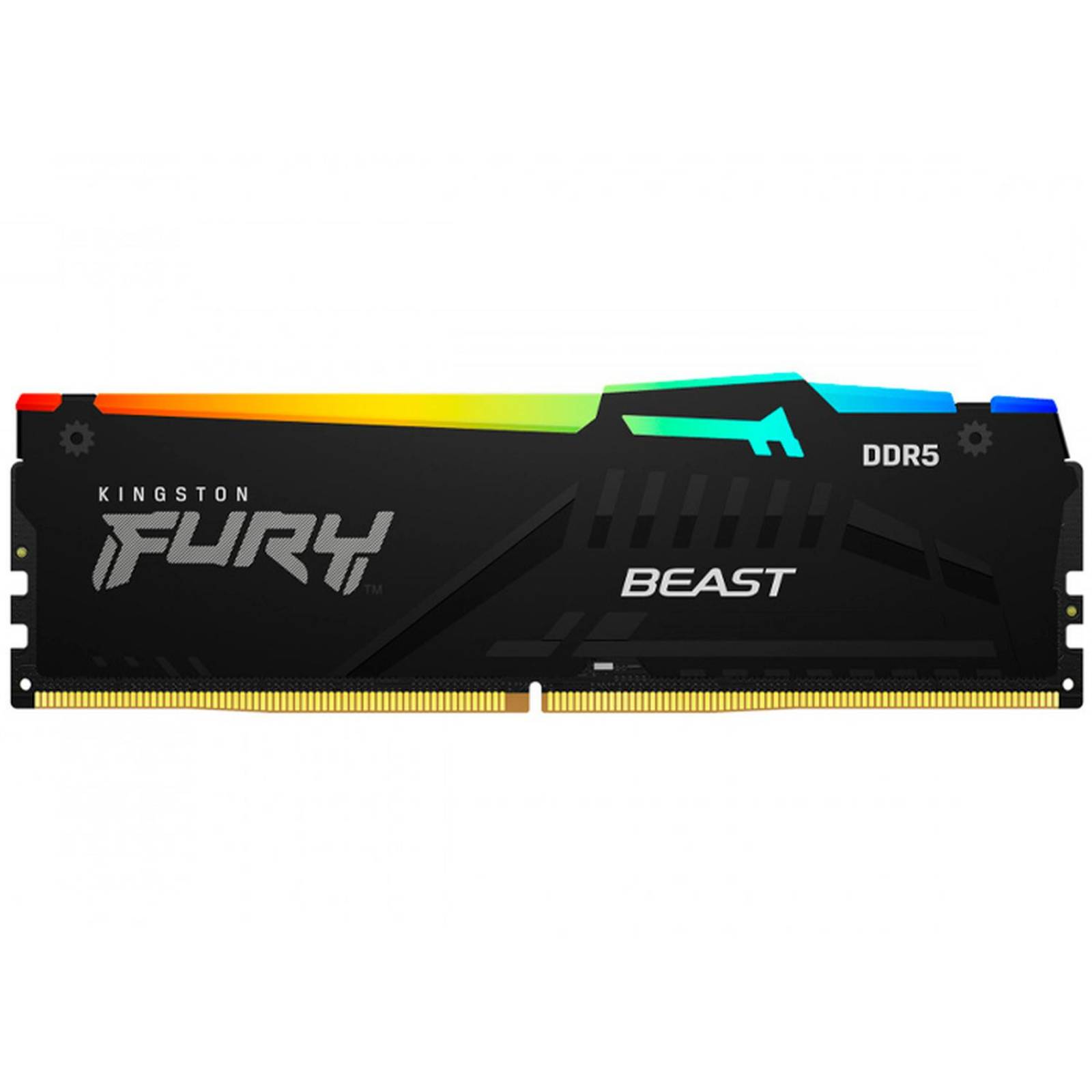 Memoria RAM DDR5 32GB 5200MT/s KINGSTON Fury Beast RGB 1x32GB KF552C40BBA-32