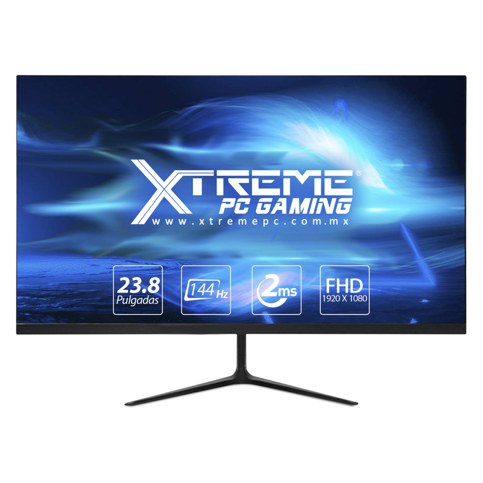 Xtreme PC Gaming AMD Radeon RX 6600 Ryzen 5 5500 16GB SSD 500GB Monitor 23.8 144Hz WIFI Grey 