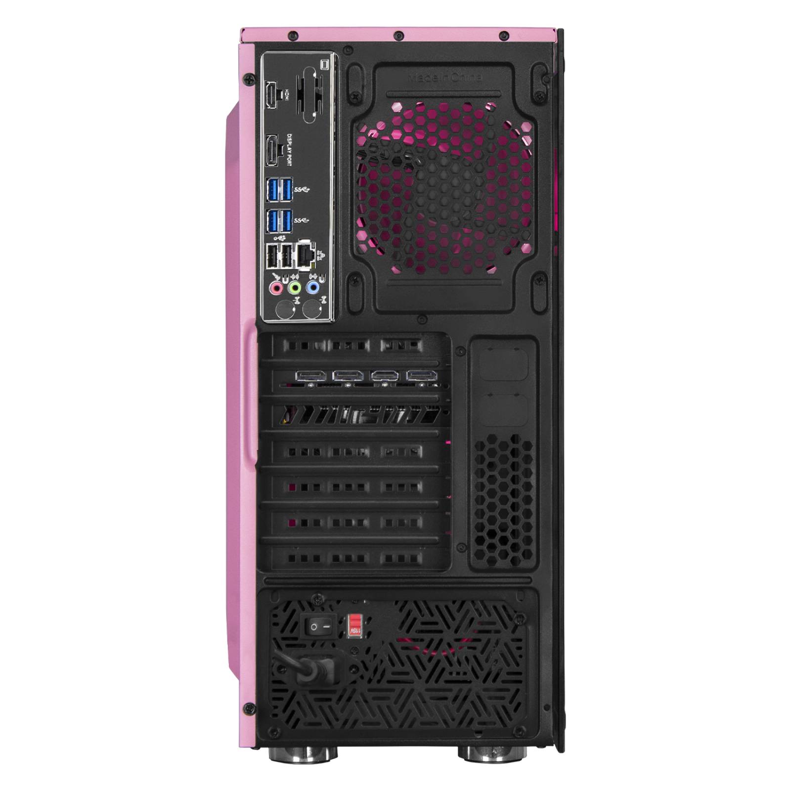 Xtreme PC Gaming AMD Radeon RX 6600 Ryzen 5 5500 16GB SSD 500GB Monitor 23.8 144Hz WIFI Pink 