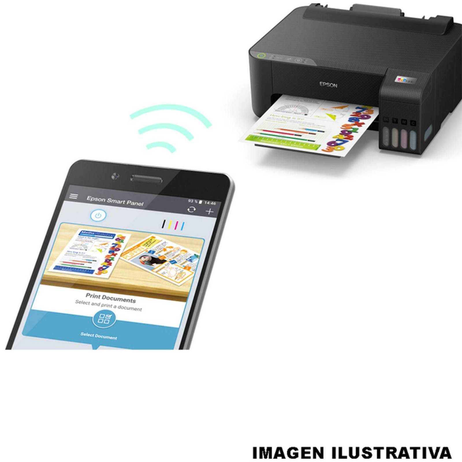 Impresora EPSON L1250 EcoTank Tinta Continua 33 ppm Inalambrica C11CJ71301 Reacondicionado